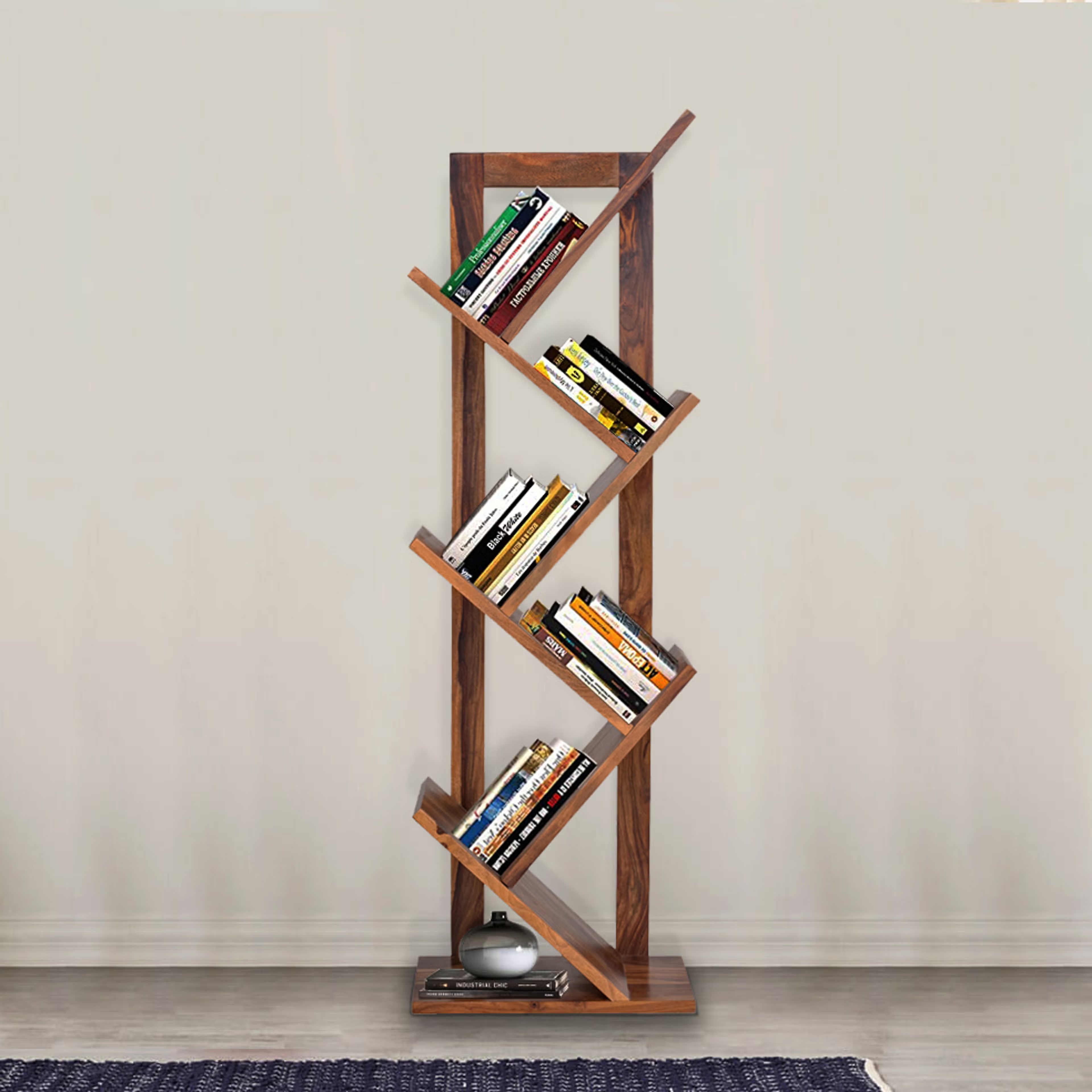 Wakefit Hopkins Solid Wood Book Shelf version
