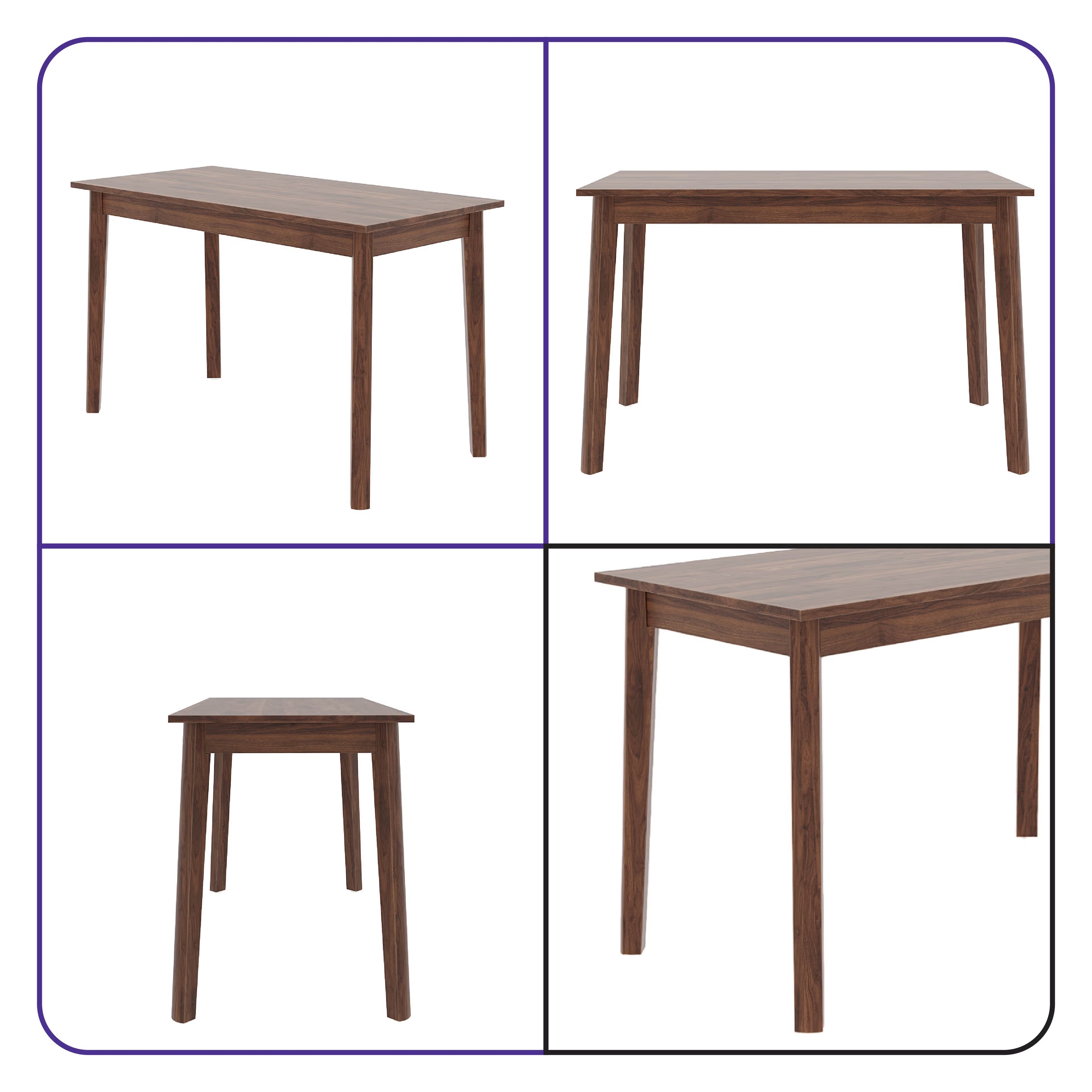Wakefit Apollo study table Columbian Walnut