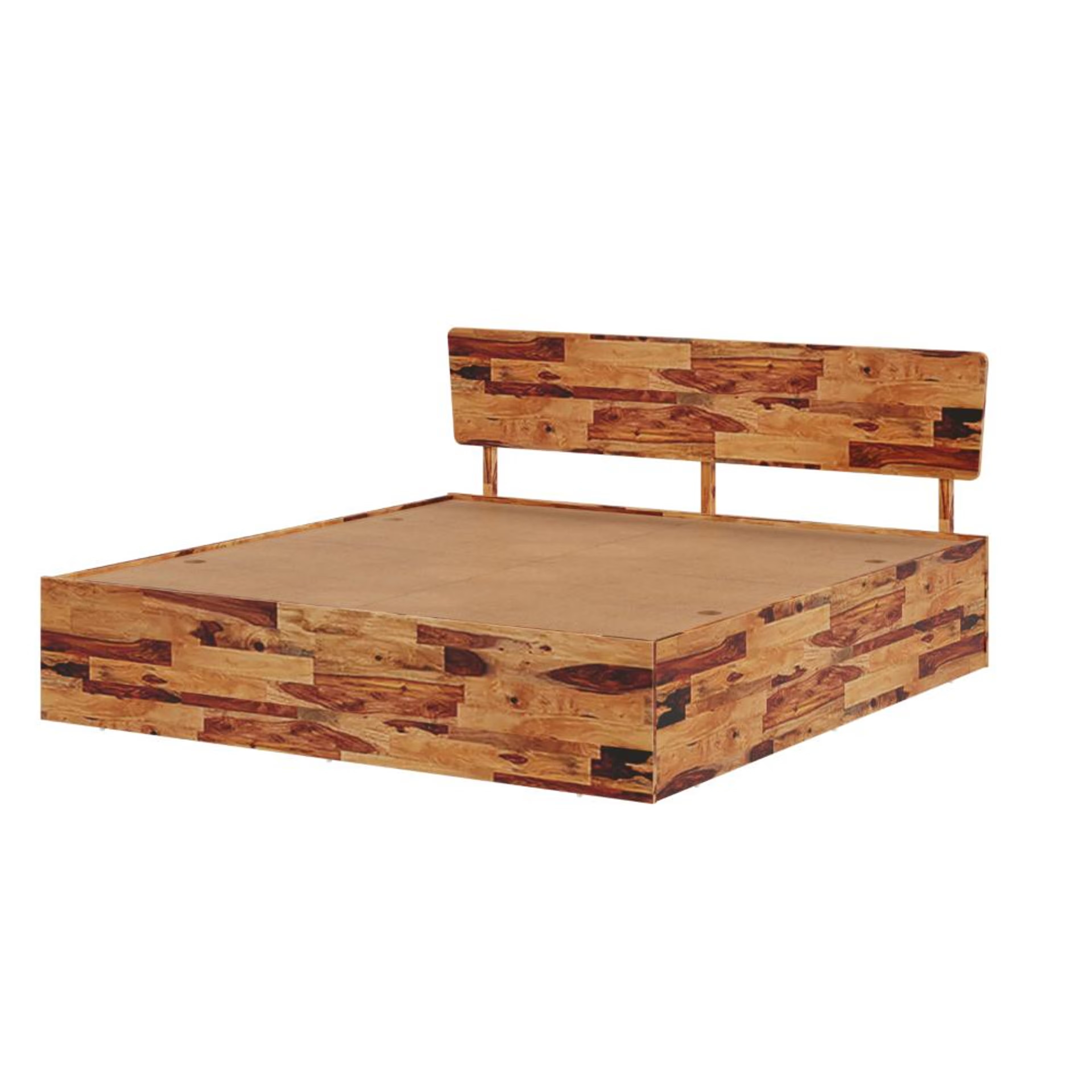 Wakefit Auriga King Sheesham Wood Bed King - 78" x 72\
