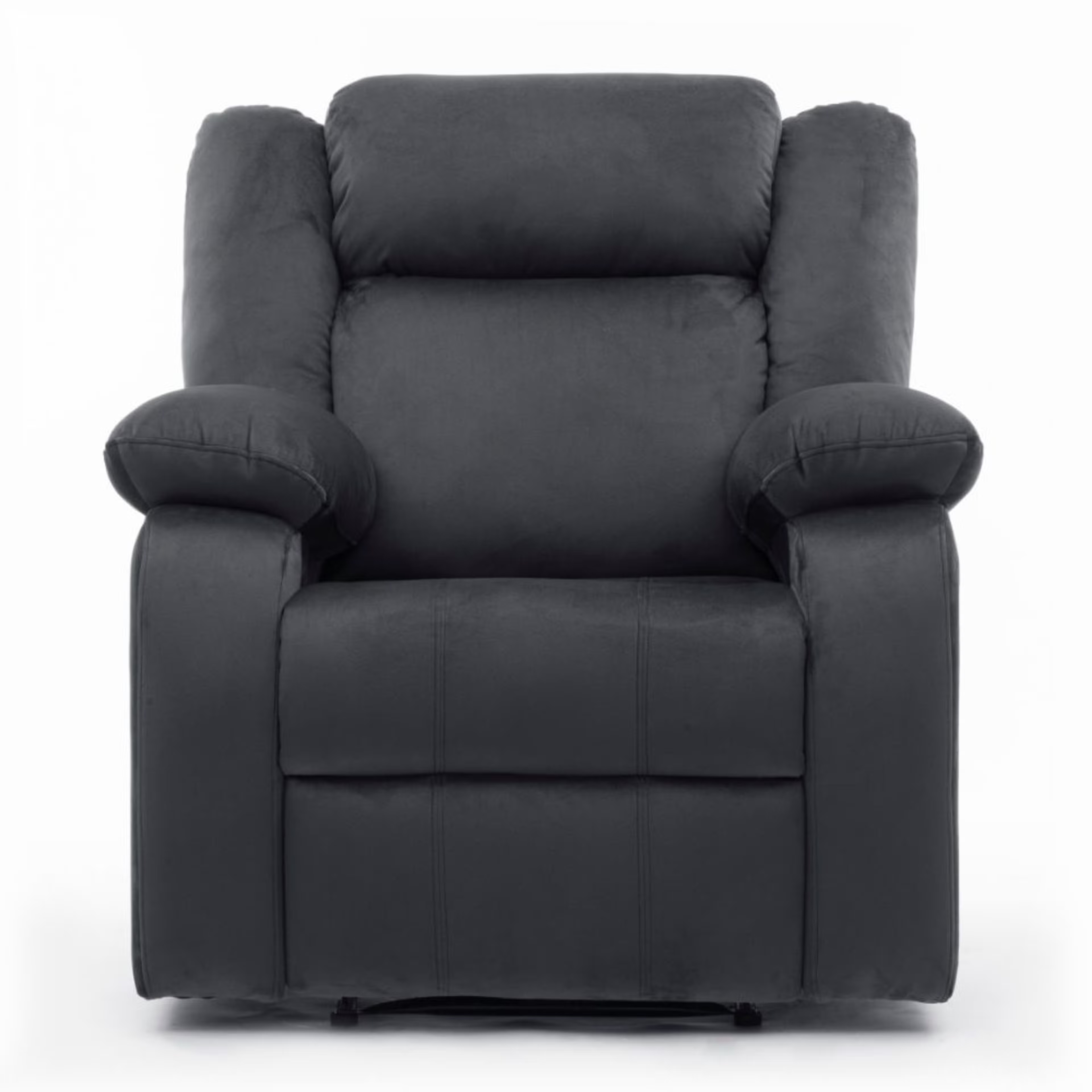 Home 39 Wakefit Swayback Recliner - 1 Seater - Velvet Space Grey Manual, Regular, 1 Seater, Space Grey