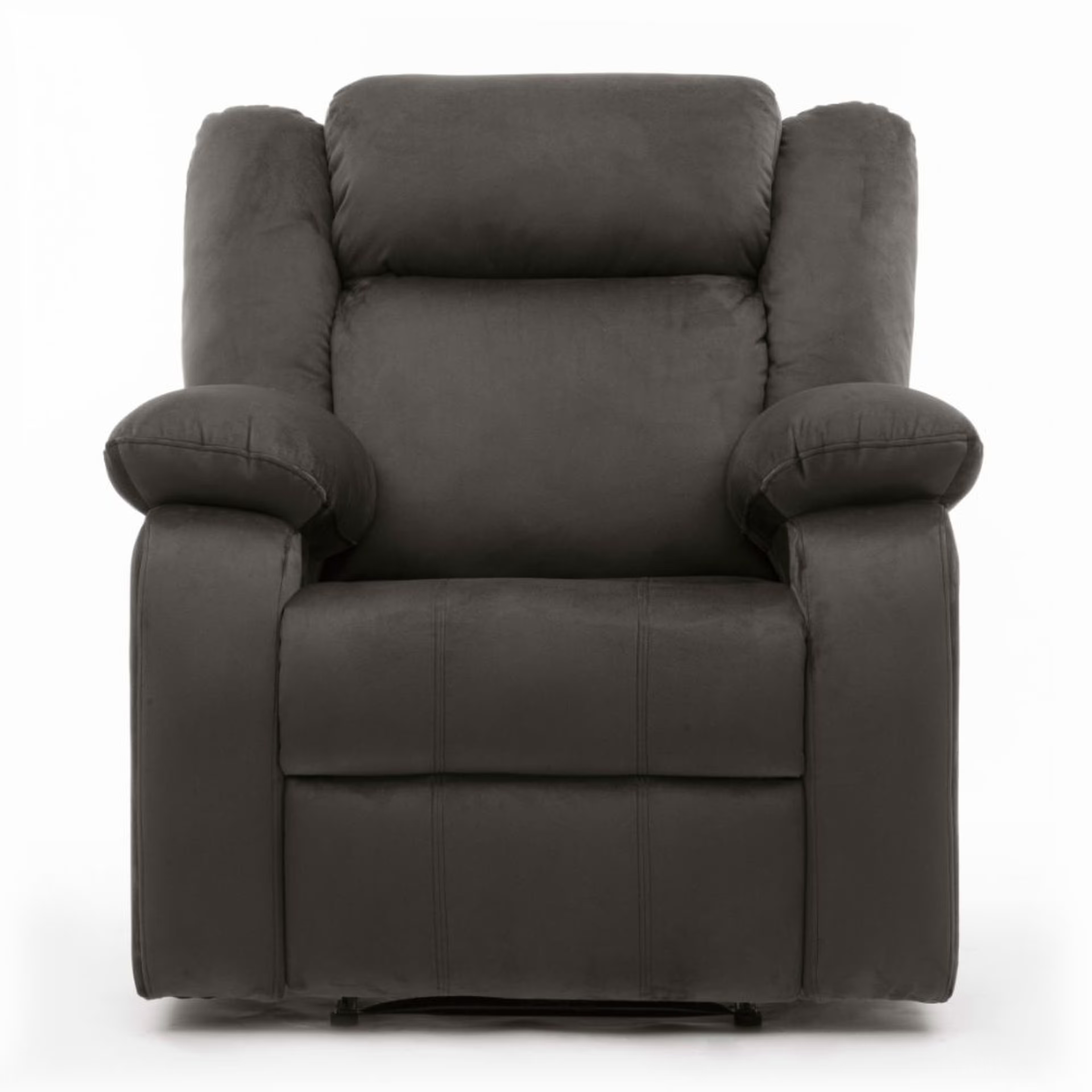 Wakefit Swayback Recliner - 1 Seater - Velvet Stone Manual, Regular, 1 Seater, Stone