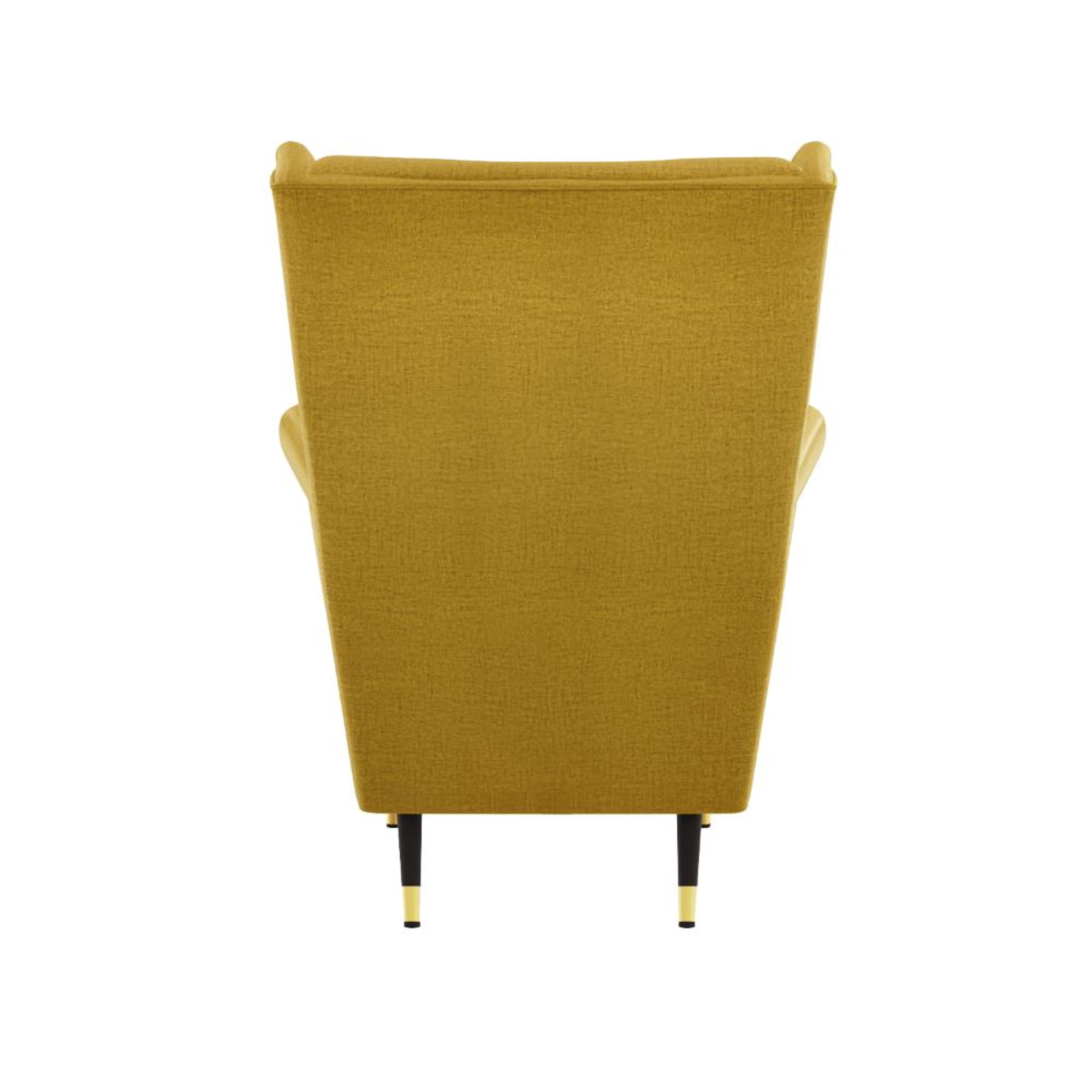 Wakefit Nicco Wing Chair - Reflection Yellow without Ottoman, Yellow 5 Wakefit Nicco Wing Chair - Reflection Yellow without Ottoman, Yellow