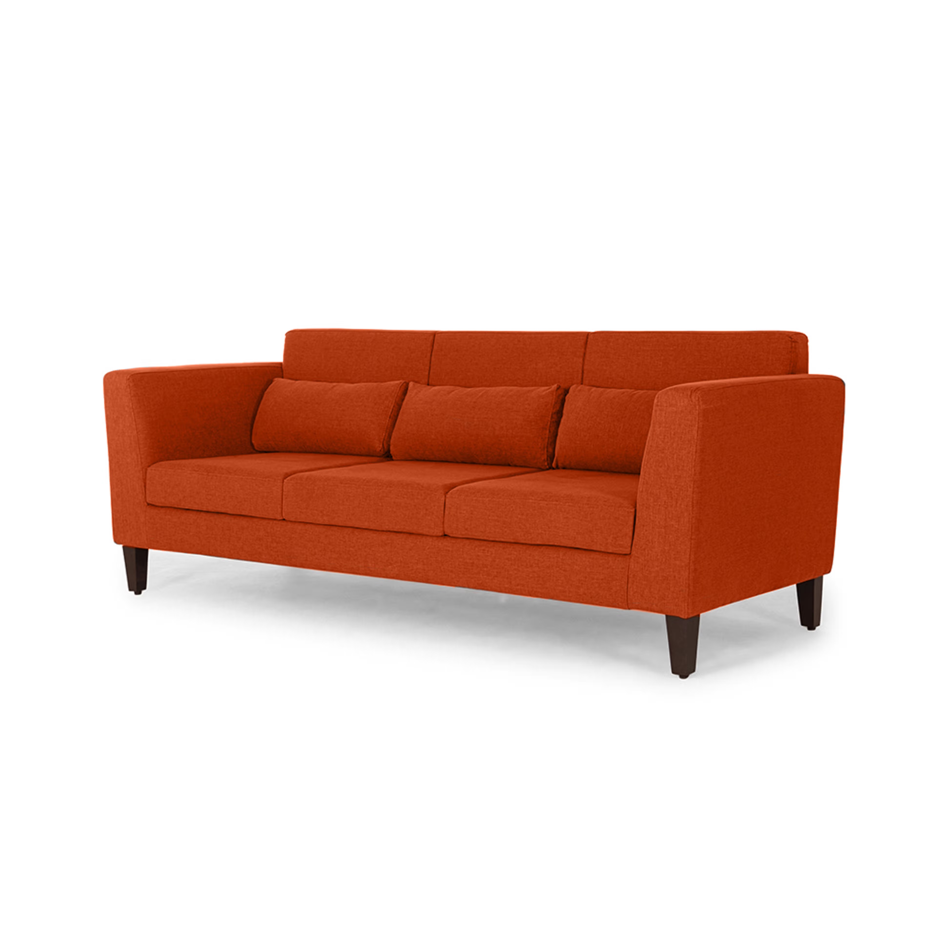 Wakefit Snoozepro Sofa - Three Seater Terracotta Regular, 3 Seater, Terracotta 4 Wakefit Snoozepro Sofa - Three Seater Terracotta Regular, 3 Seater, Terracotta
