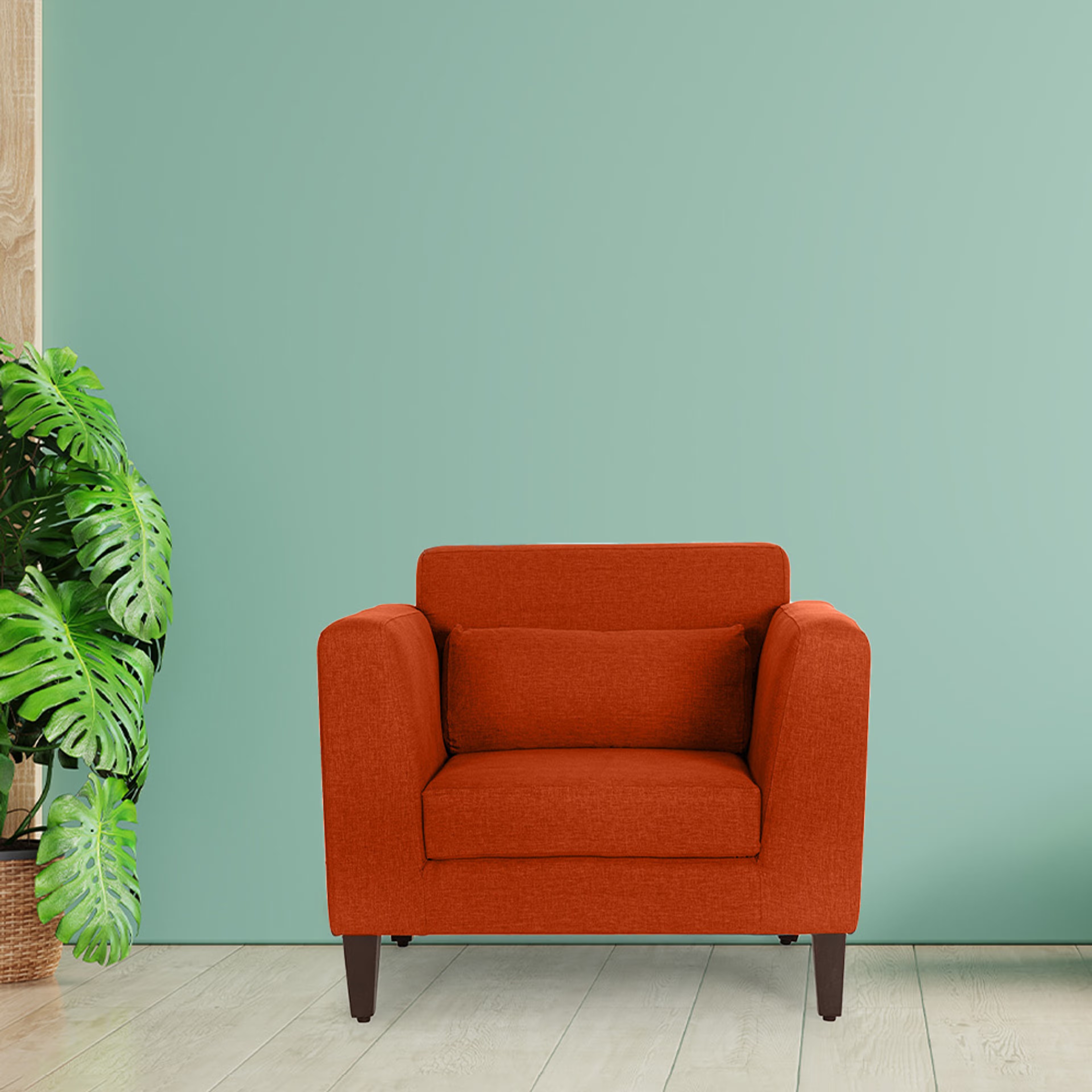 Wakefit Snoozepro Sofa Set (3+2+1) Terracotta Regular, 3 Seater + 2 Seater + 1 Seater, Terracotta 8 Wakefit Snoozepro Sofa Set (3+2+1) Terracotta Regular, 3 Seater + 2 Seater + 1 Seater, Terracotta