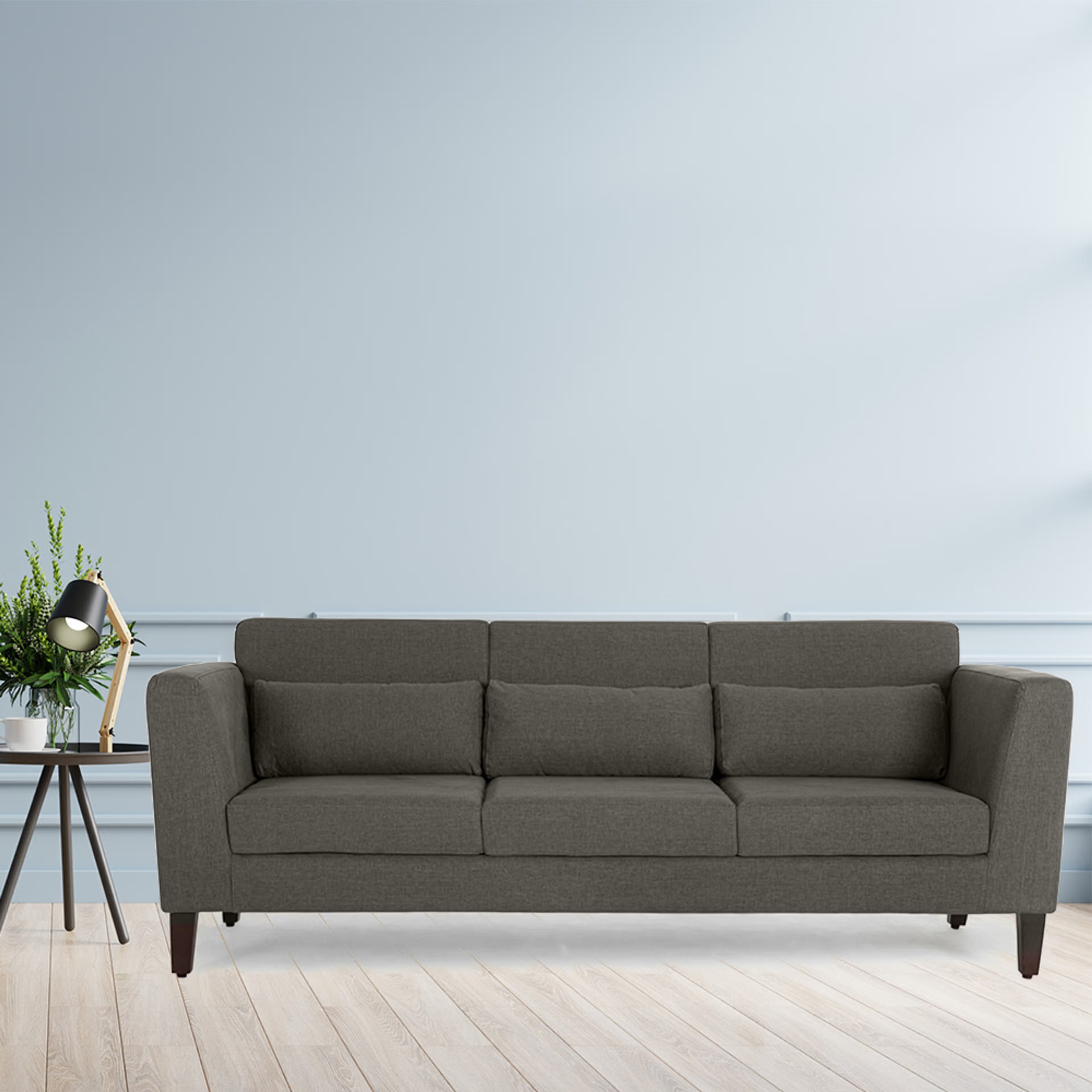 Wakefit Snoozepro Sofa Set (3+1+1) Ash Grey Regular, 3 Seater + 1 Seater + 1 Seater, Ash Grey 6 Wakefit Snoozepro Sofa Set (3+1+1) Ash Grey Regular, 3 Seater + 1 Seater + 1 Seater, Ash Grey