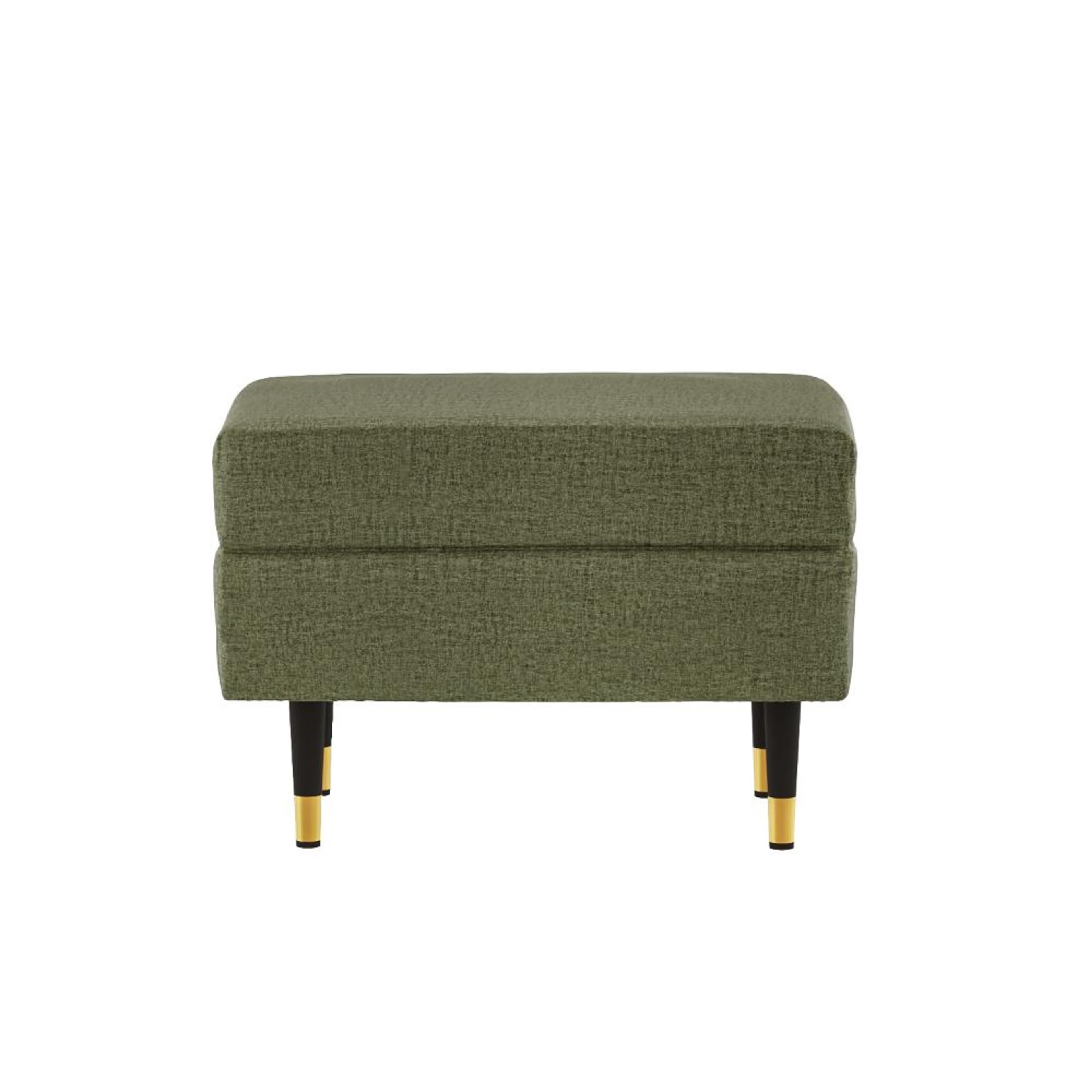 Wakefit Nicco Wing Chair + Ottoman - Reflection Green with ottoman, Green