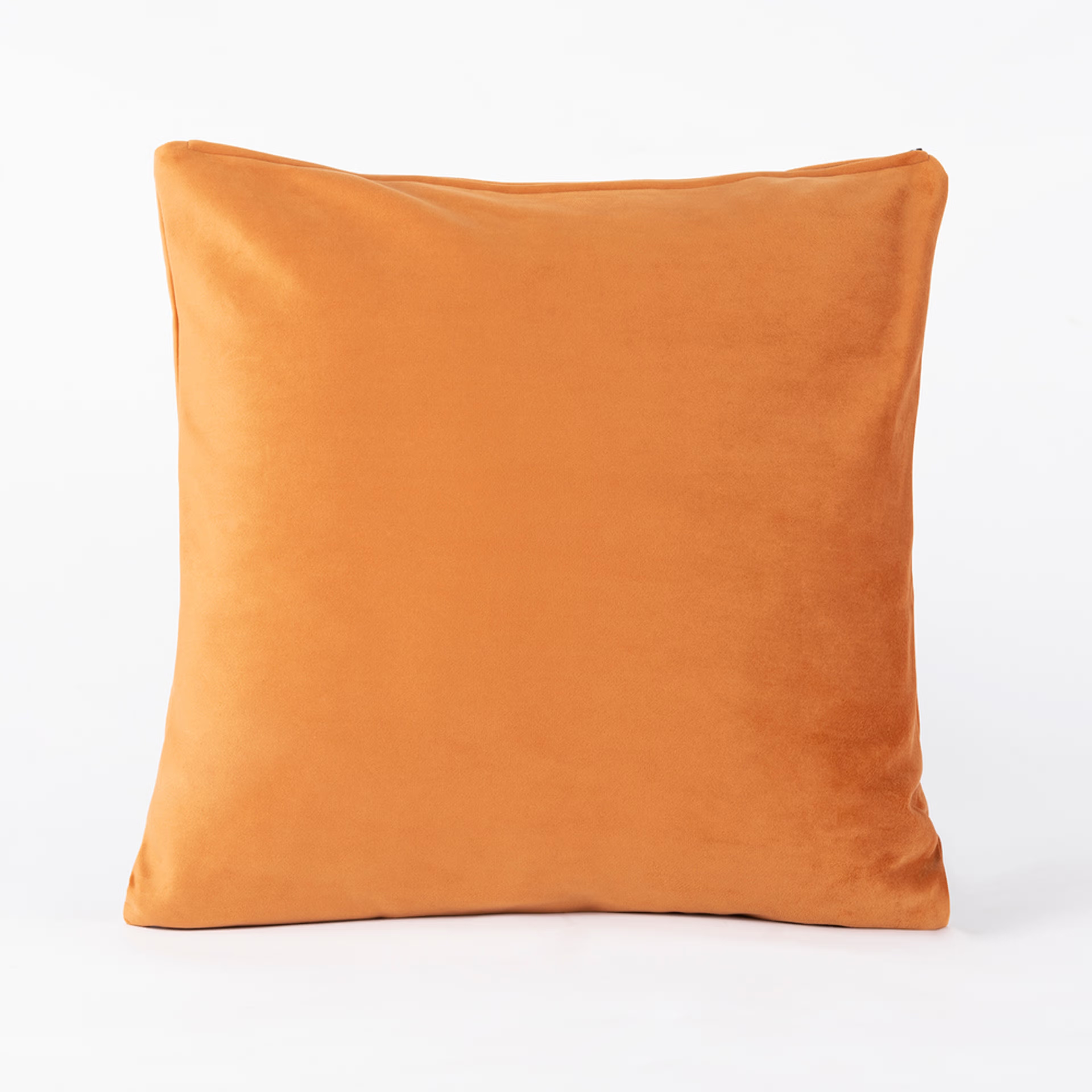 Wakefit Premium Cushion Cover Velvet Amber 16x16 Set of 3 set of 3, Velvet Amber