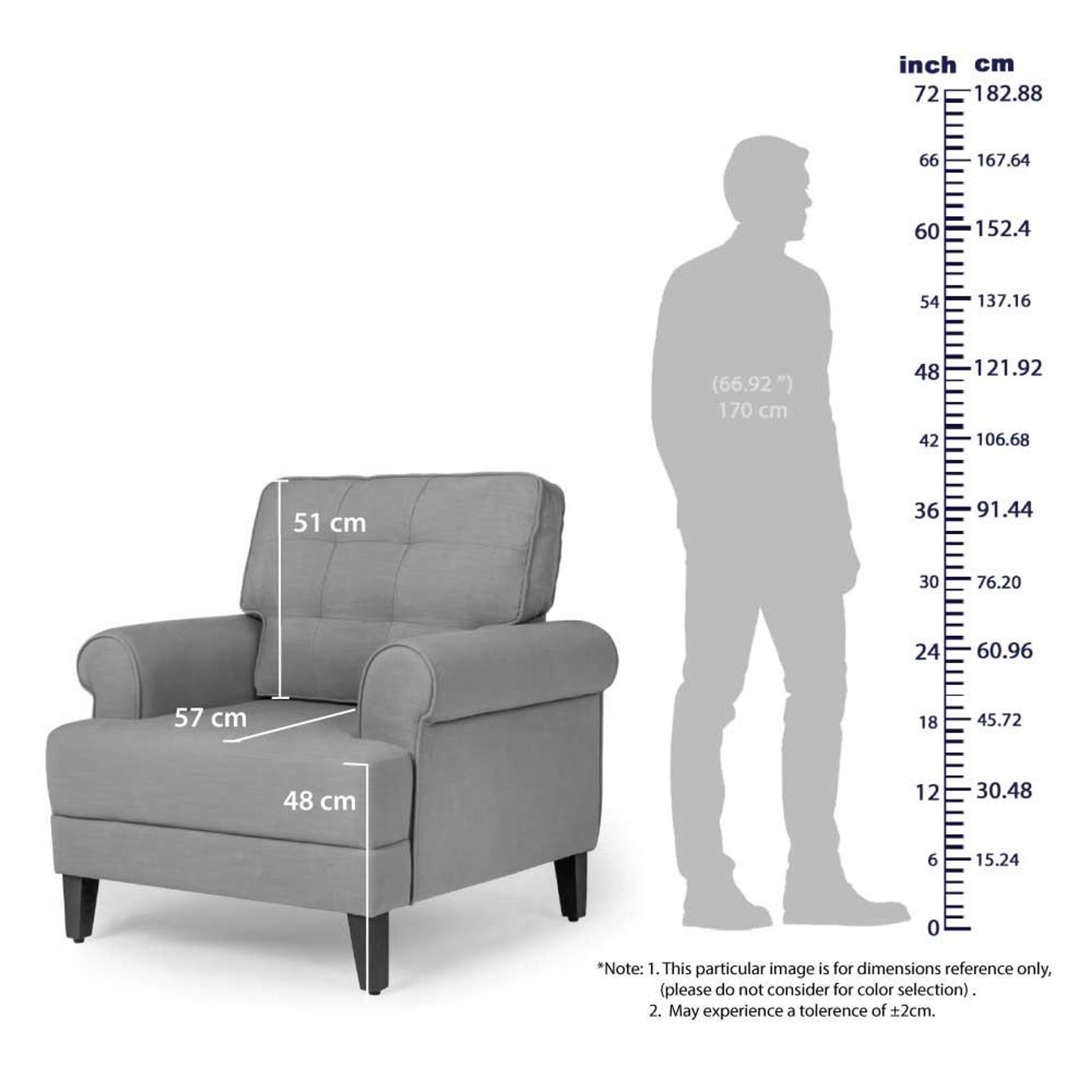 Wakefit Dreamer Sofa - Single Seater Regular, 1, Omega Pearl 5 Wakefit Dreamer Sofa - Single Seater Regular, 1, Omega Pearl