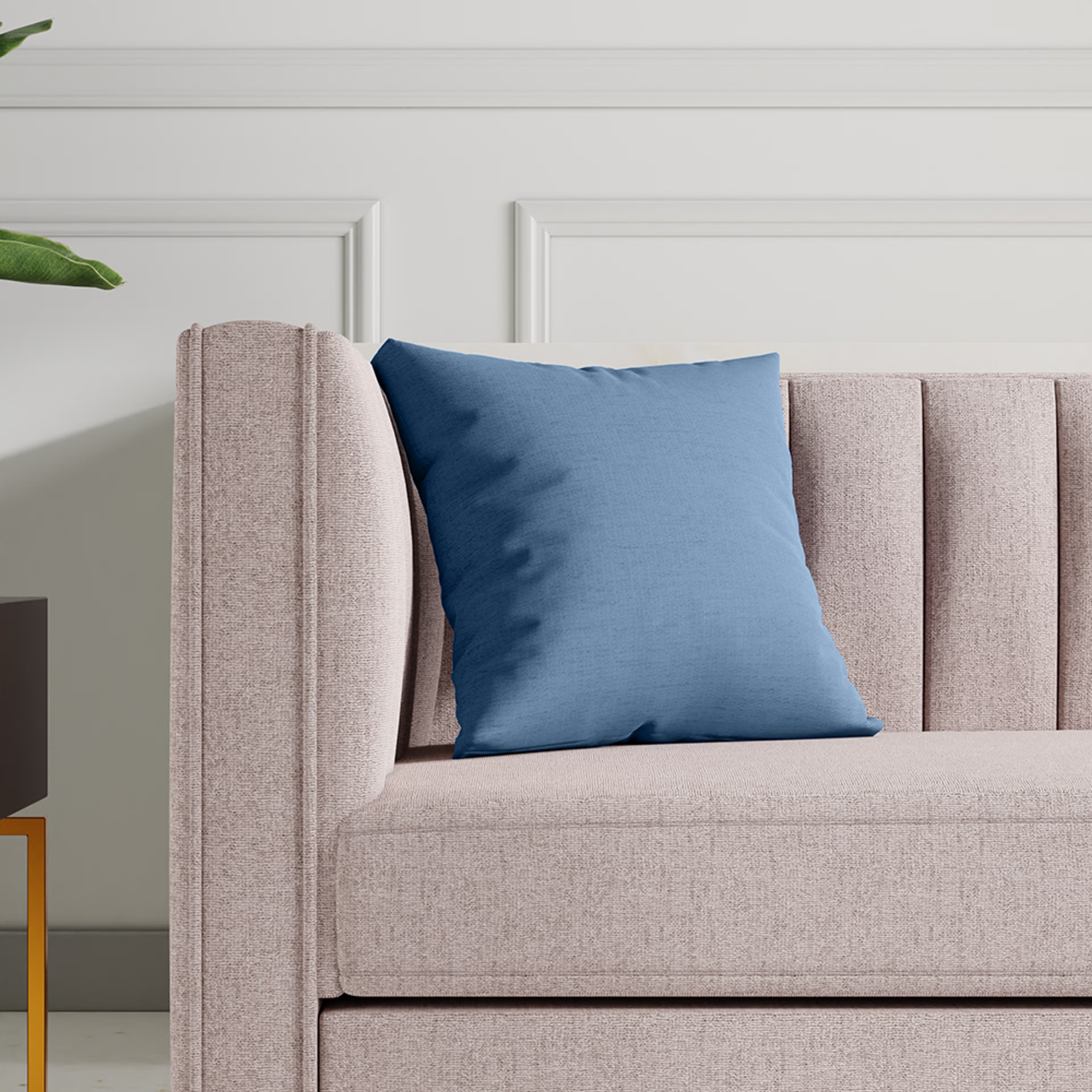 Wakefit Premium Cushion Cover Midnight Blue 16x16 Set of 5 set of 5, Midnight Blue 2 Wakefit Premium Cushion Cover Midnight Blue 16x16 Set of 5 set of 5, Midnight Blue