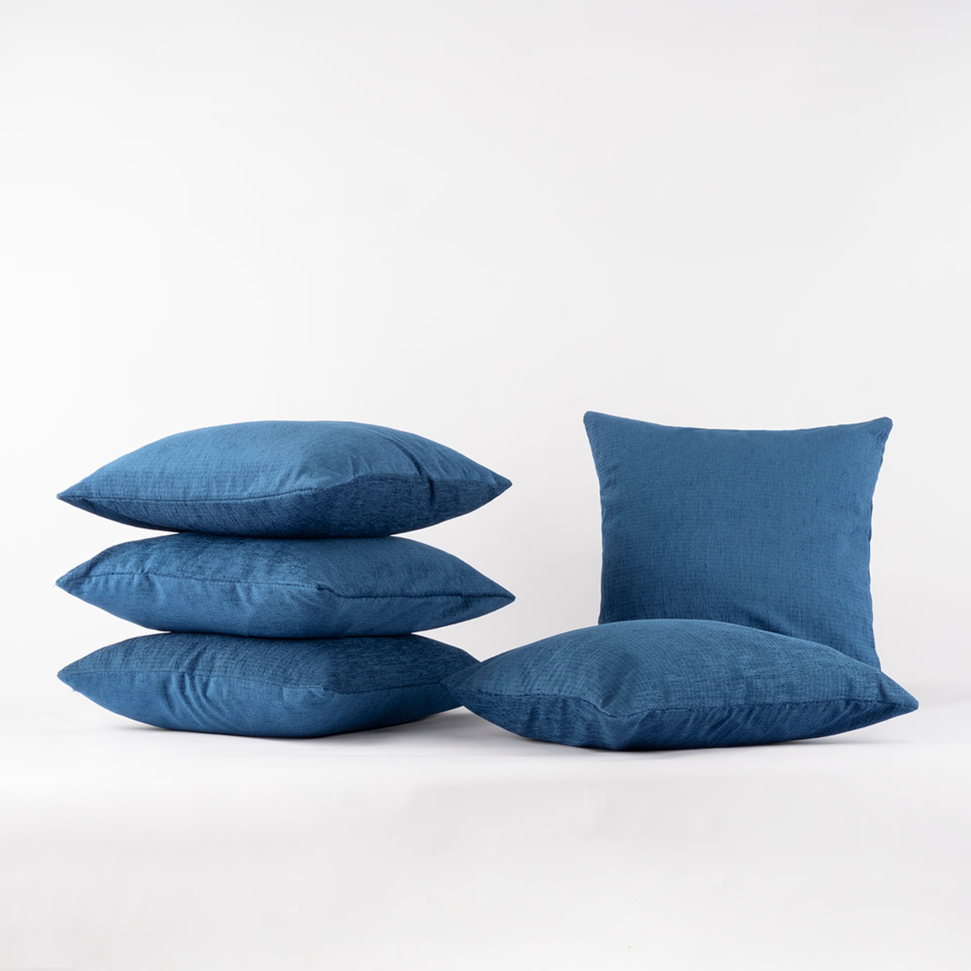 Wakefit Premium Cushion Cover Midnight Blue 16x16 Set of 5 set of 5, Midnight Blue 6 Wakefit Premium Cushion Cover Midnight Blue 16x16 Set of 5 set of 5, Midnight Blue