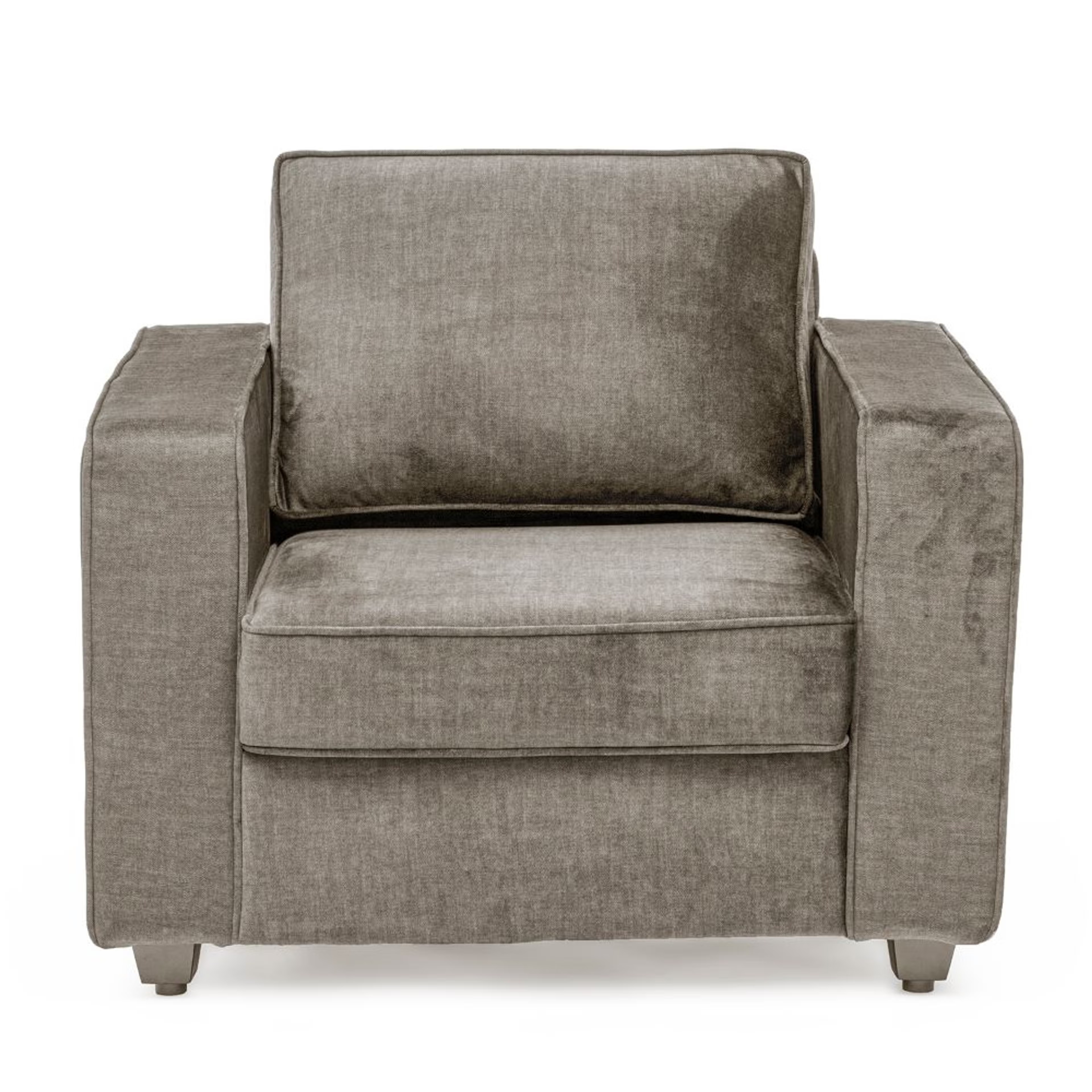 Wakefit Napper Plus Sofa - Single Seater Vogue Taupe Regular, Single Seater, Taupe