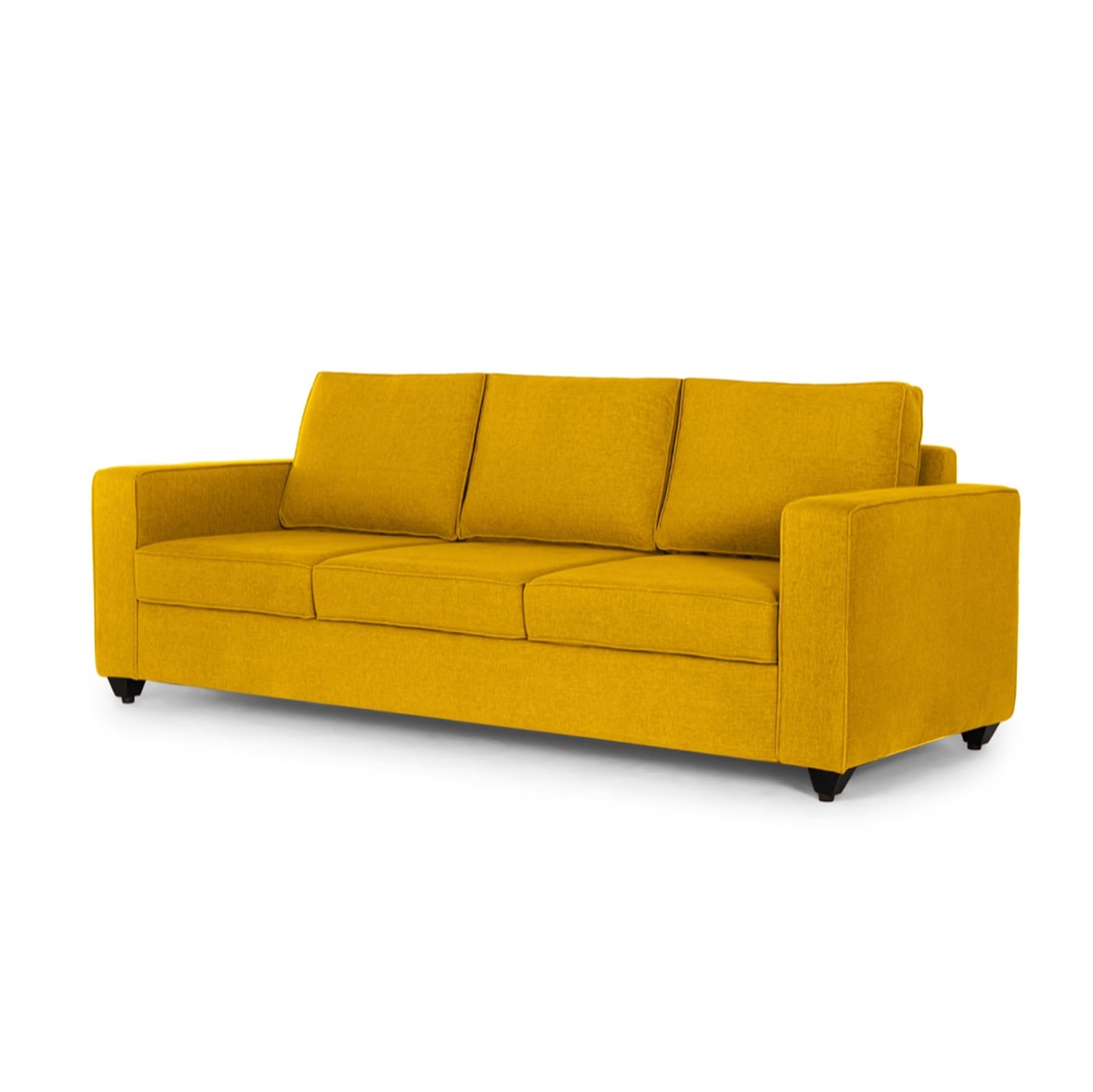 Wakefit Napper Sofa - Three Seater Chrome Yellow Regular, Without Storage, 3, Chrome Yellow 4 Wakefit Napper Sofa - Three Seater Chrome Yellow Regular, Without Storage, 3, Chrome Yellow