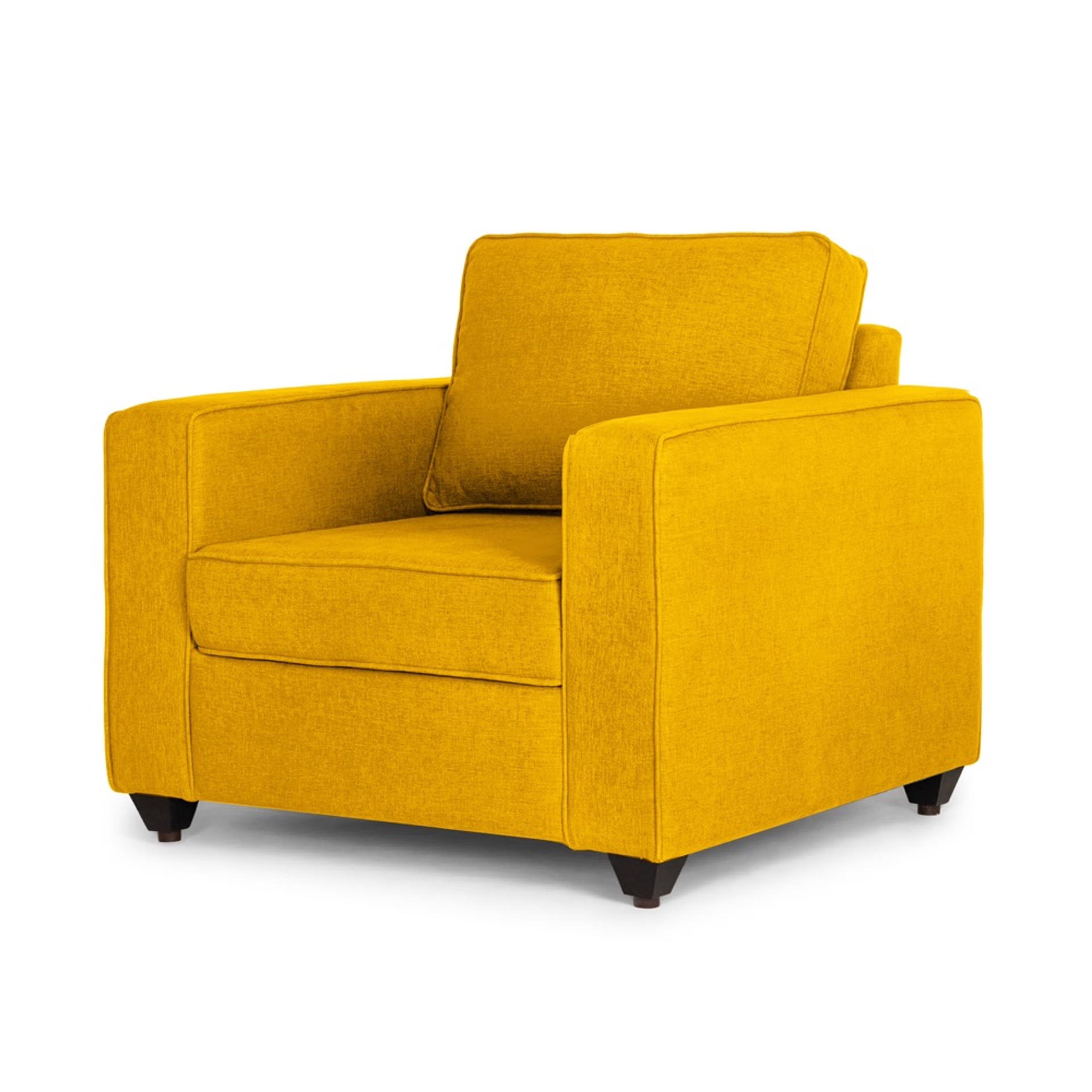 Wakefit Napper Sofa Set (2+1+1) Chrome Yellow Regular, Without Storage, 2+1+1, Chrome Yellow 6 Wakefit Napper Sofa Set (2+1+1) Chrome Yellow Regular, Without Storage, 2+1+1, Chrome Yellow