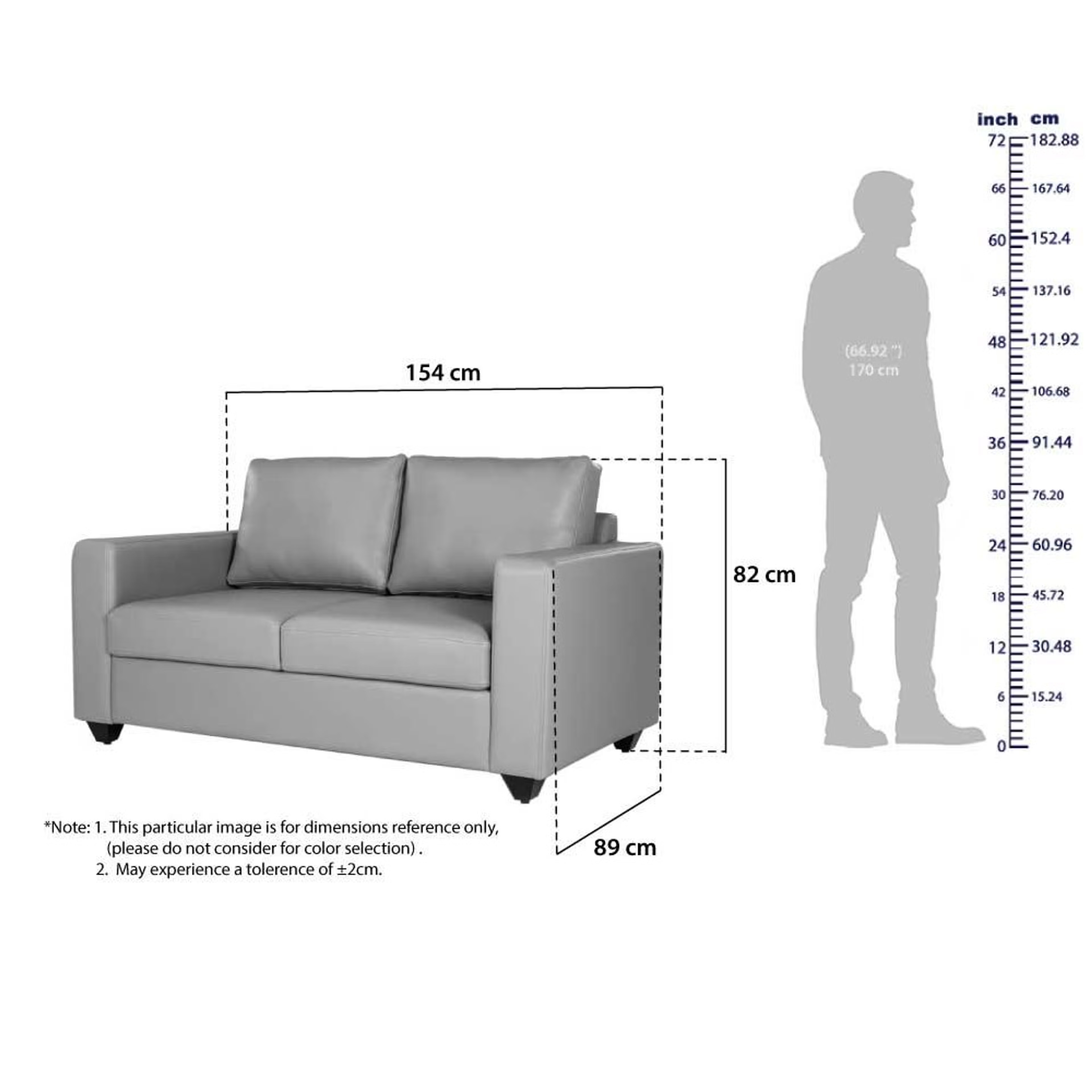 Wakefit Napper Sofa - Two Seater Ash Grey Regular, Without Storage, 2, Ash Grey 7 Wakefit Napper Sofa - Two Seater Ash Grey Regular, Without Storage, 2, Ash Grey