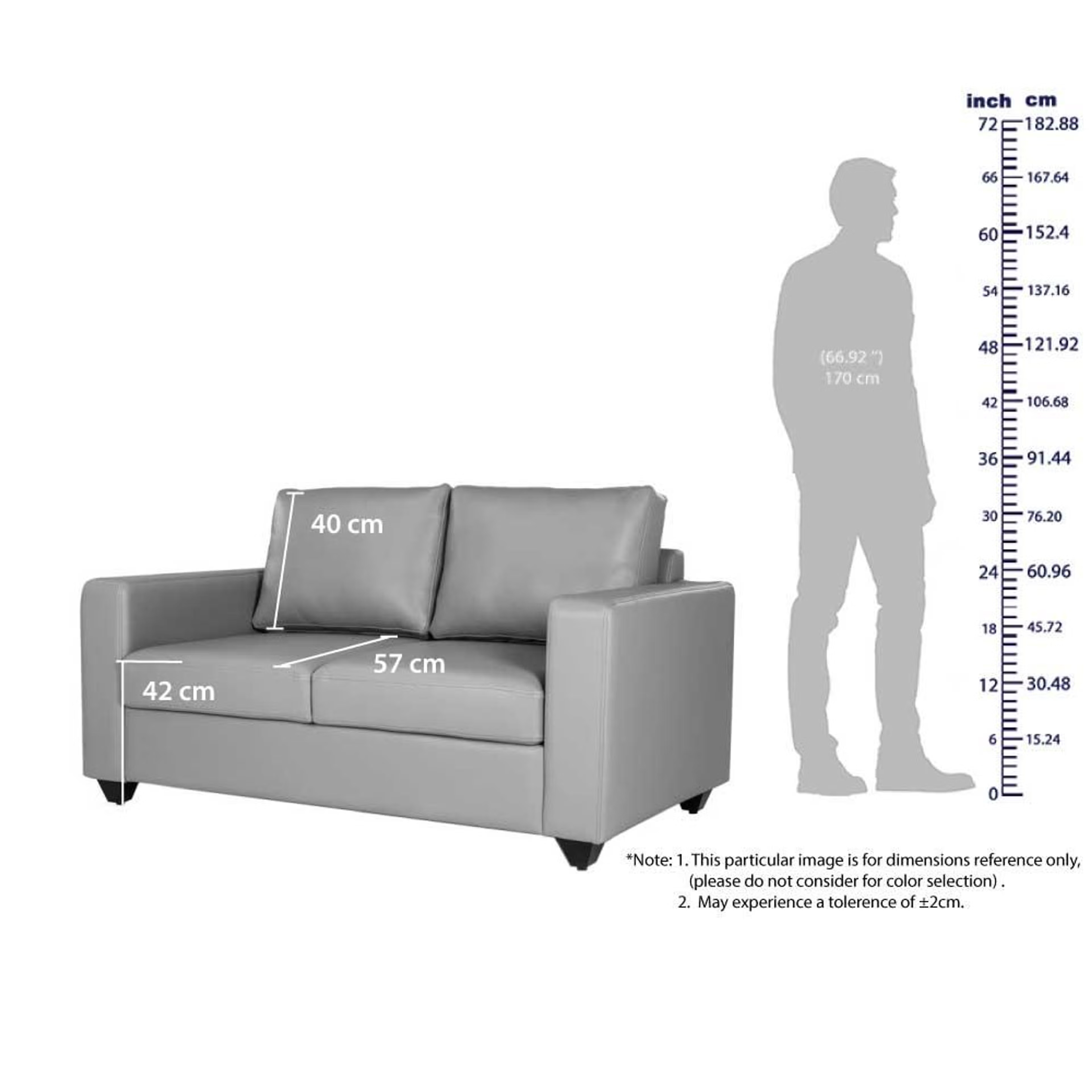 Wakefit Napper Sofa - Two Seater Ash Grey Regular, Without Storage, 2, Ash Grey 8 Wakefit Napper Sofa - Two Seater Ash Grey Regular, Without Storage, 2, Ash Grey