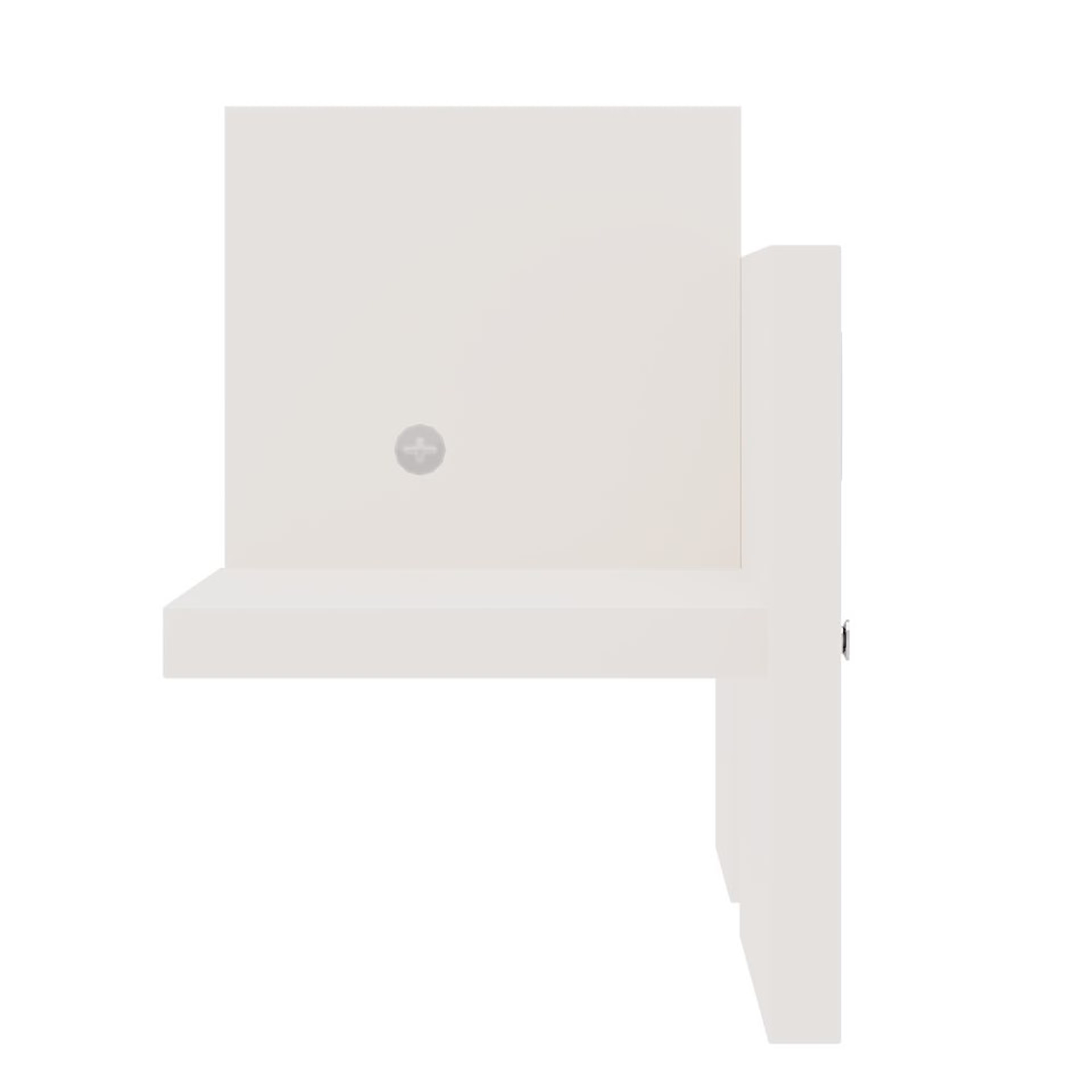 Home 43 Wakefit Fini wallshelf (Frosty White) Frosty White