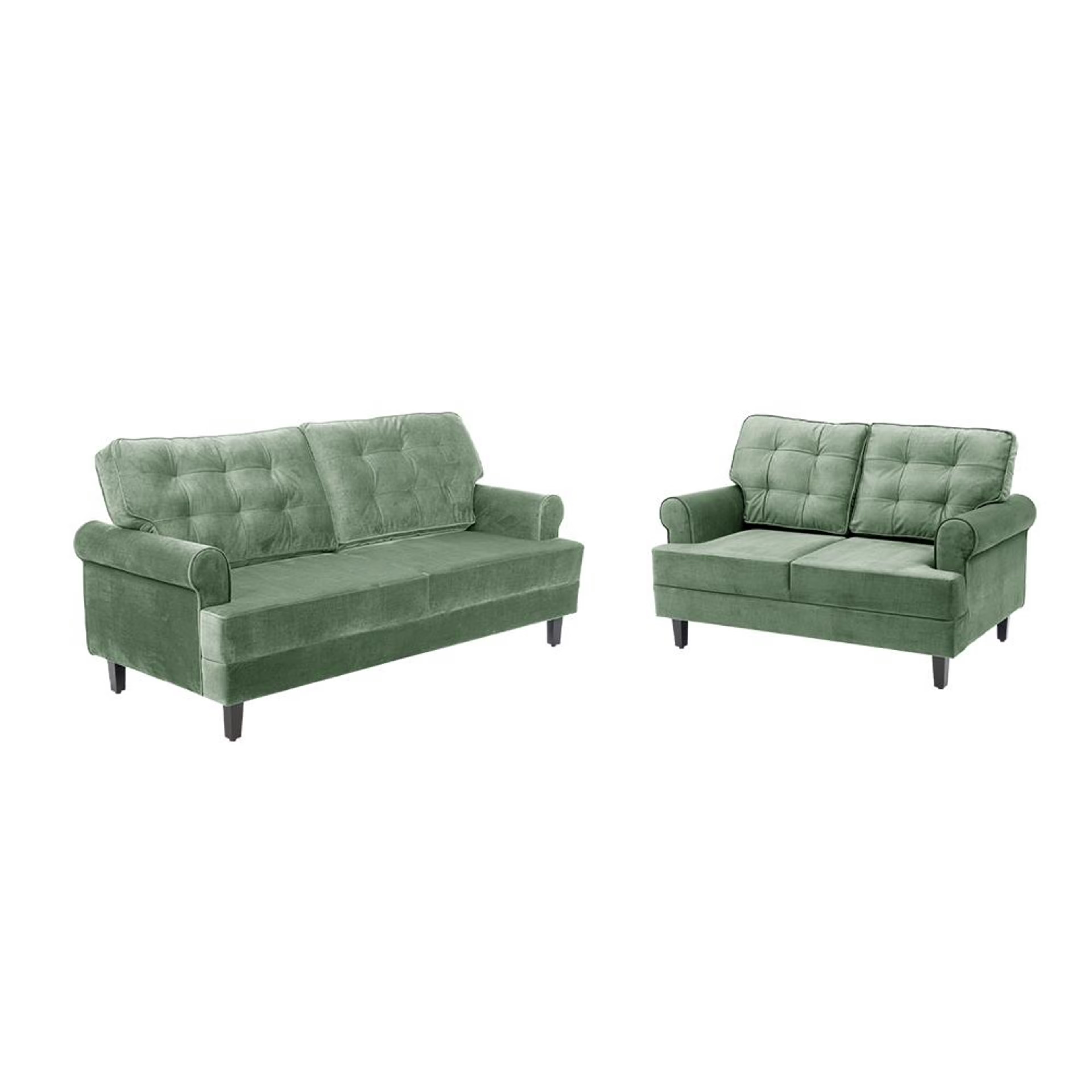 Wakefit Dreamer Plus Sofa Set - (3+2) Regular, Set (3+2), Green