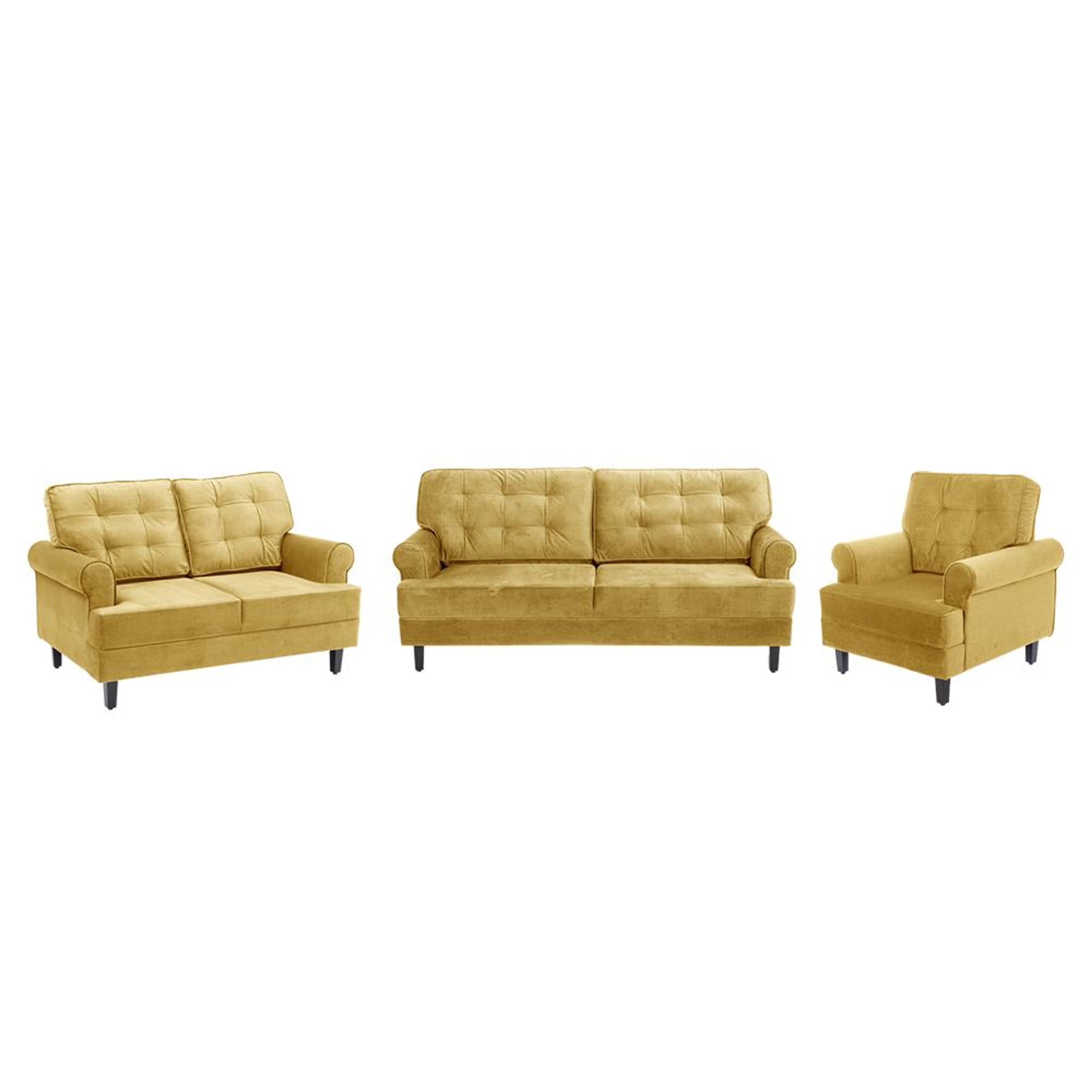 Home 28 Wakefit Dreamer Plus Sofa Set - (3+2+1) Regular, Set (3+2+1), Yellow