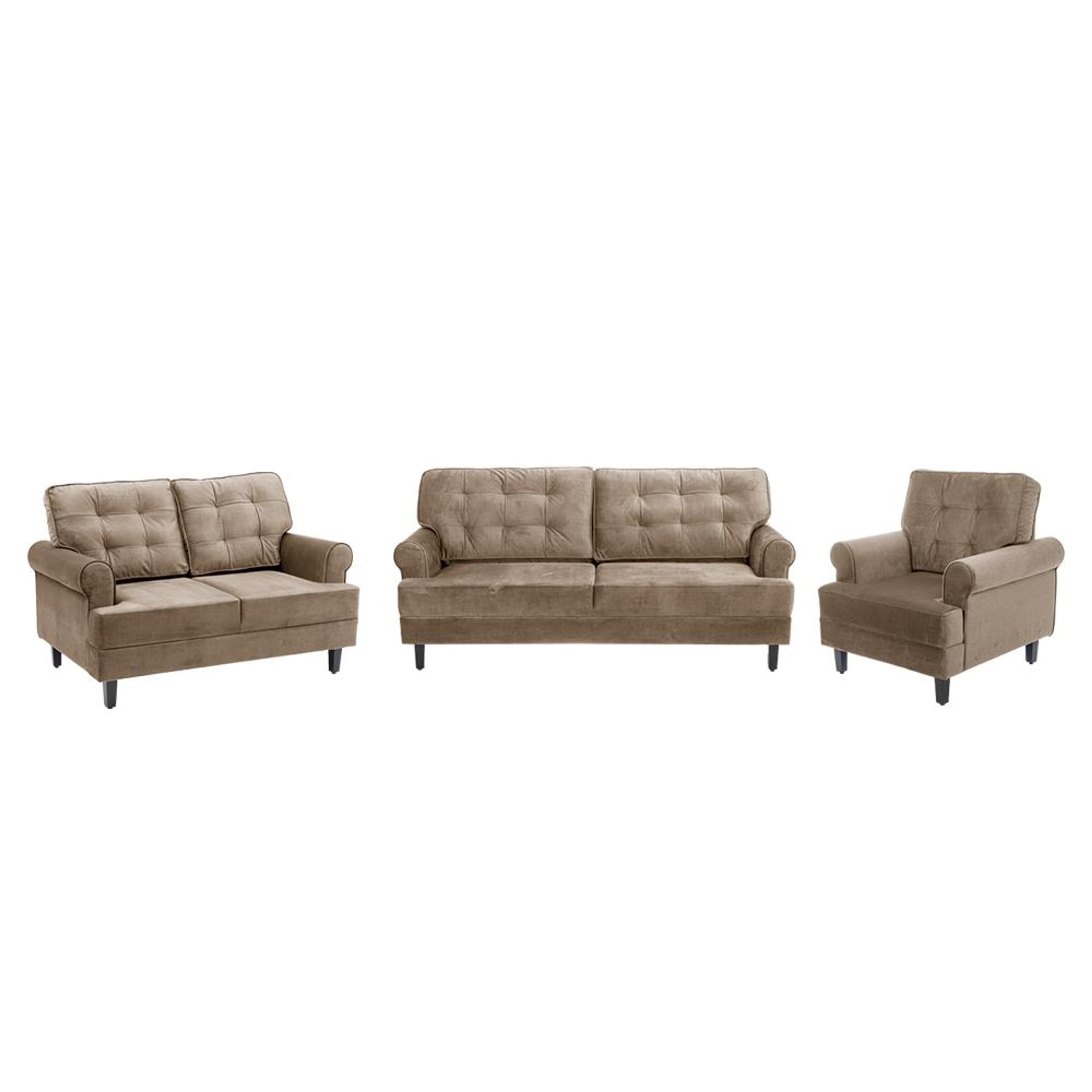 Home 28 Wakefit Dreamer Plus Sofa Set - (3+2+1) Regular, Set (3+2+1), Mocha Brown