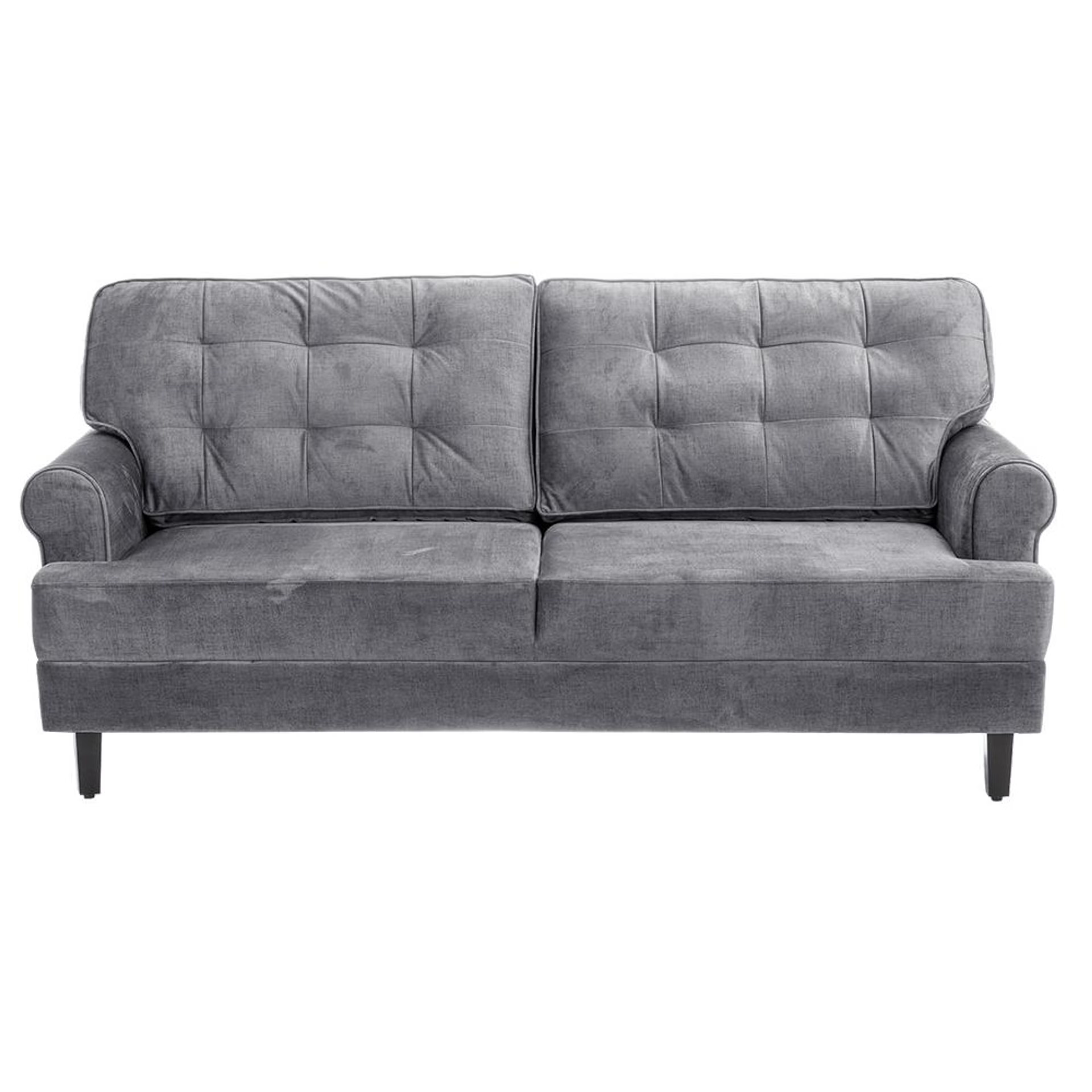 Wakefit Dreamer Plus Sofa Set - (3+2) Regular, Set (3+2), Charcoal Grey