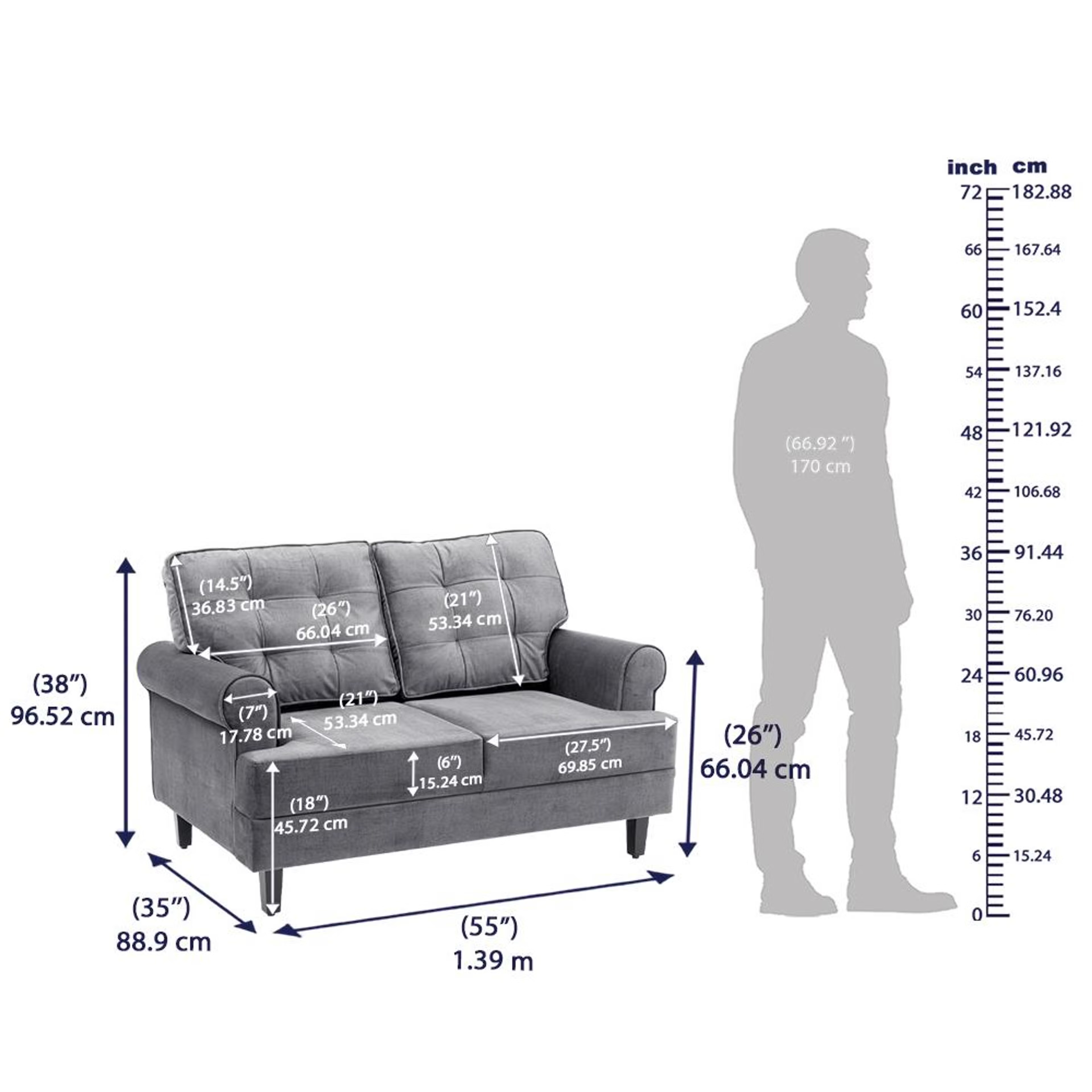 Wakefit Dreamer Plus Sofa Set - (3+2) Regular, Set (3+2), Charcoal Grey 9 Wakefit Dreamer Plus Sofa Set - (3+2) Regular, Set (3+2), Charcoal Grey
