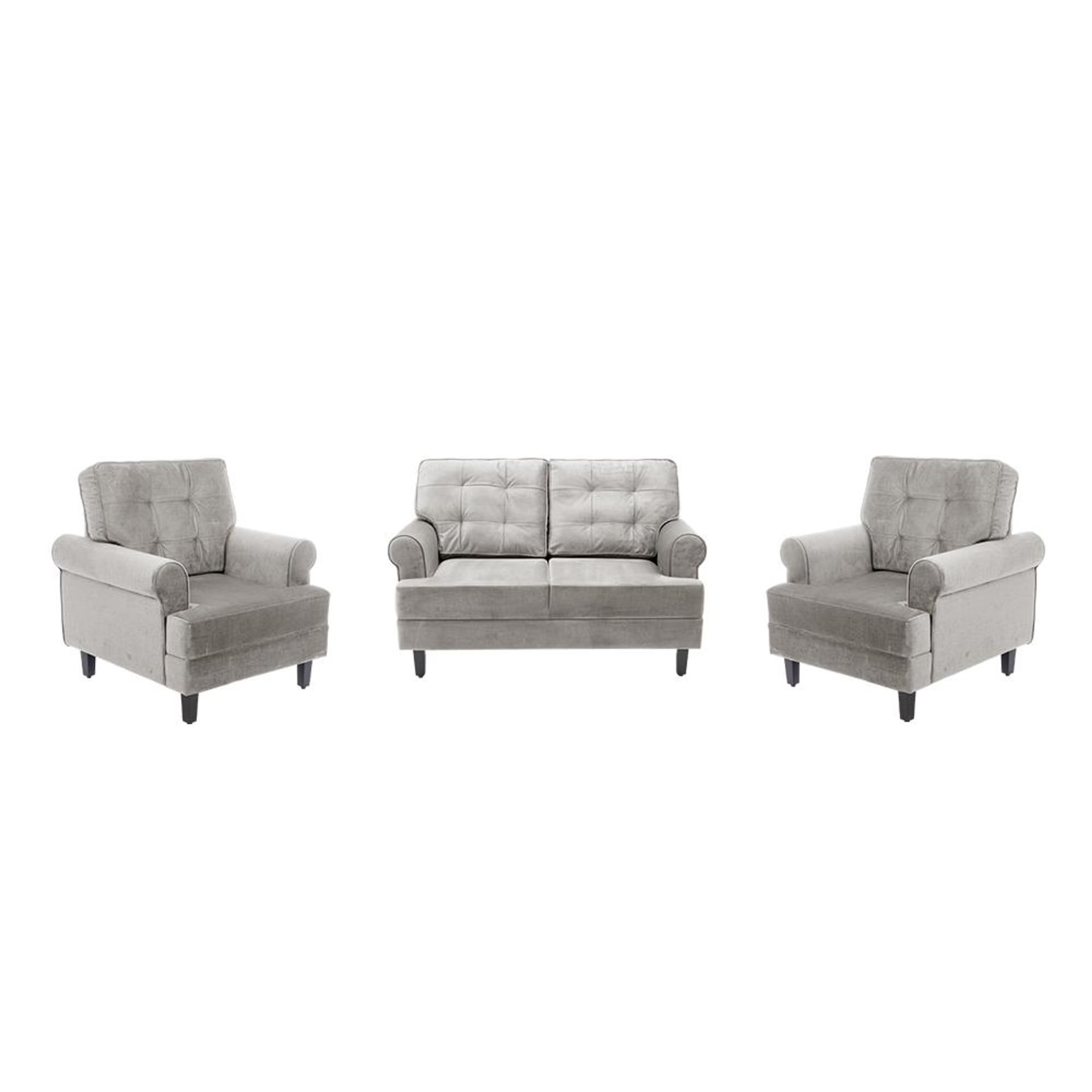 Wakefit Dreamer Plus Sofa Set - (2+1+1) Regular, Set (2+1+1), White