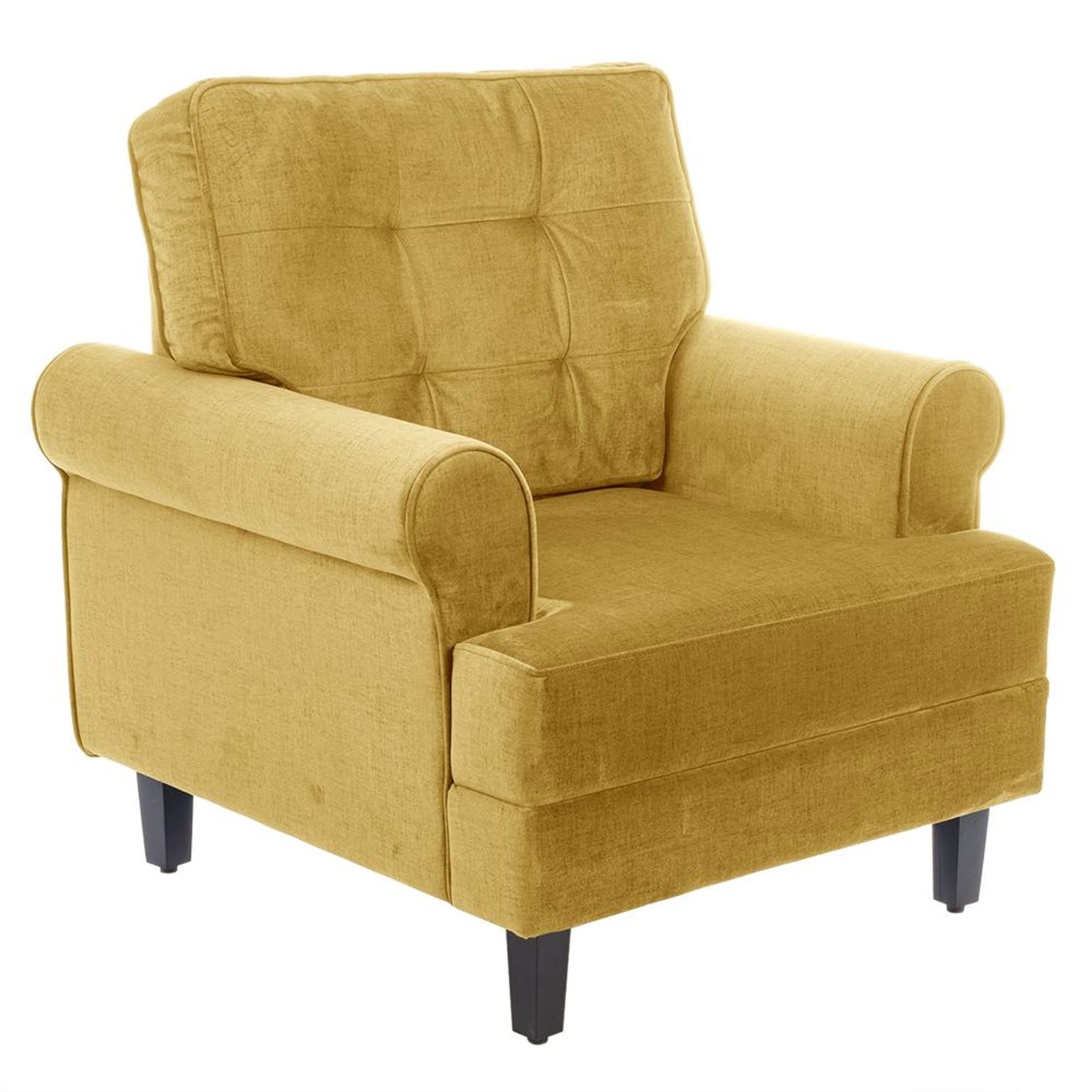 Wakefit Dreamer Plus Sofa - Single Seater Regular, Single Seater, Yellow