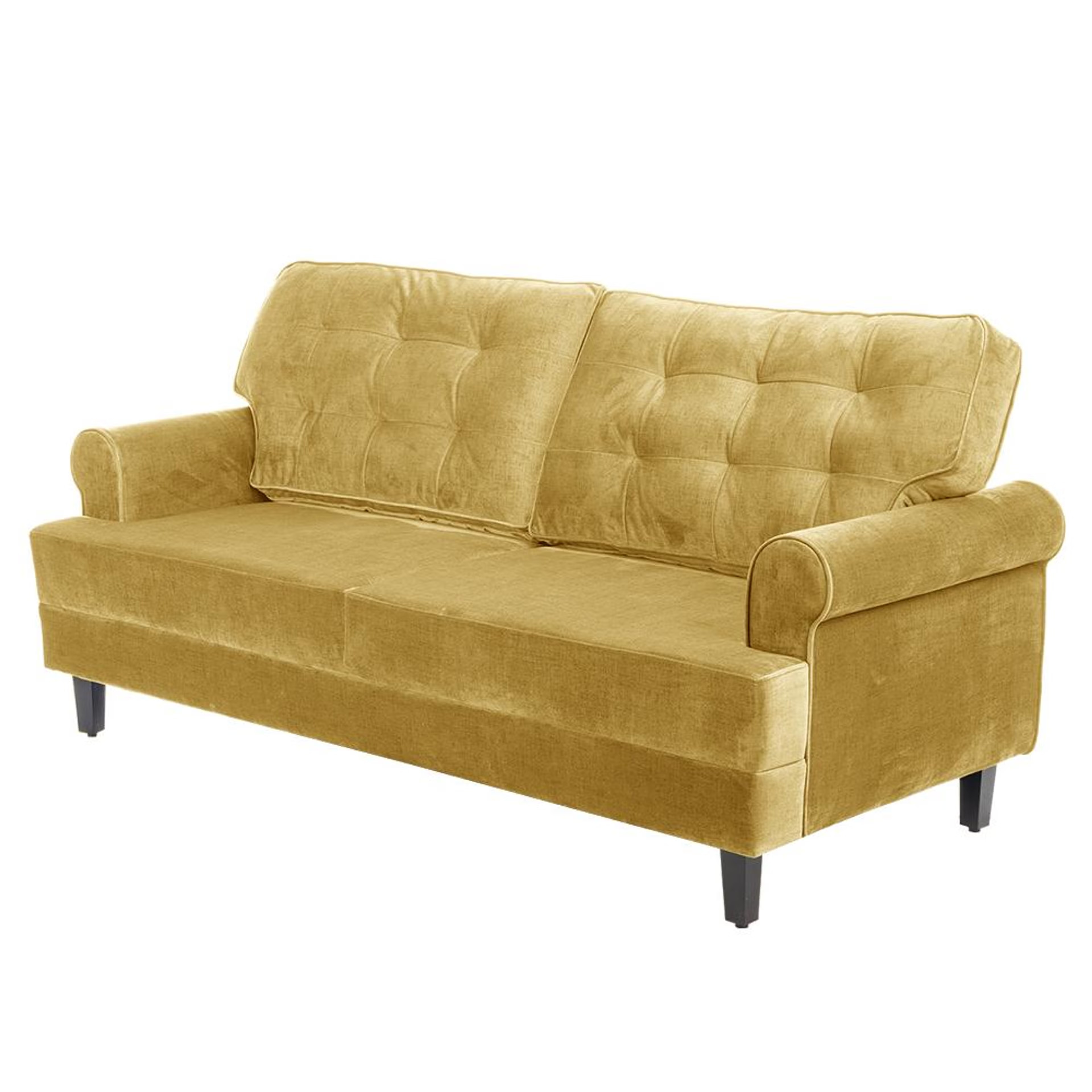 Home 44 Wakefit Dreamer Plus Sofa -Three Seater Regular, Three Seater, Yellow