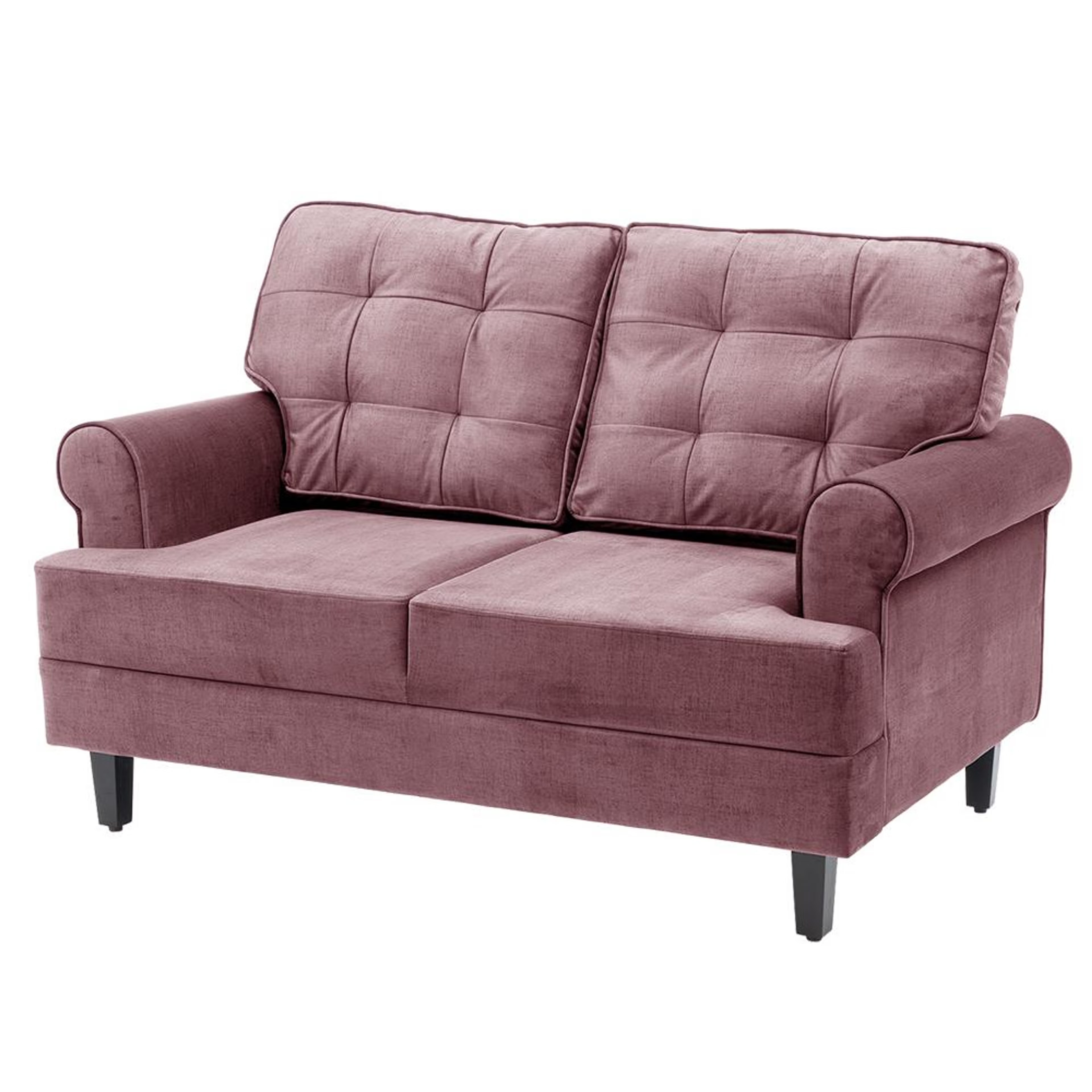 Wakefit Dreamer Plus Sofa - Two Seater Regular, Two Seater, Rose Brown
