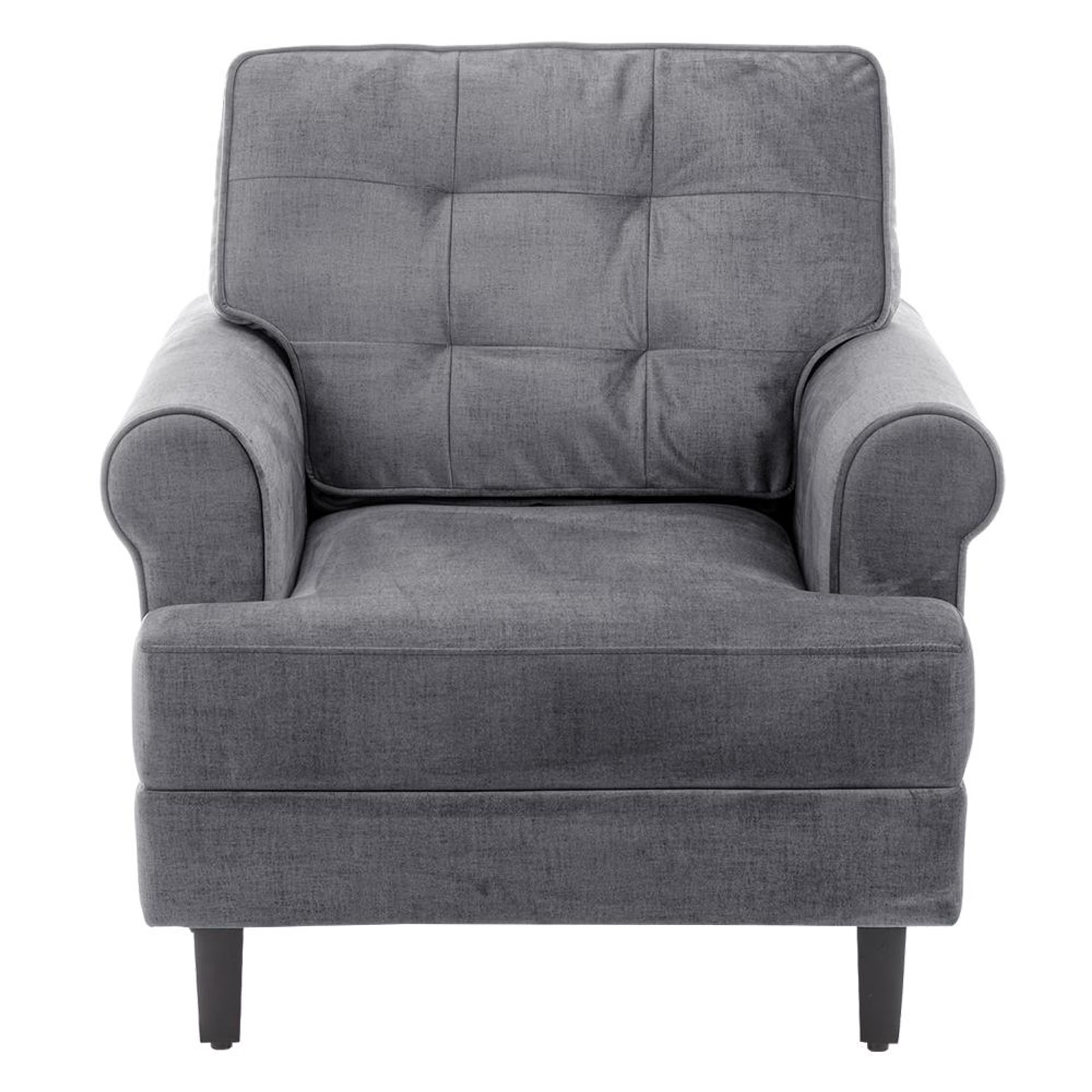 Home 37 Wakefit Dreamer Plus Sofa - Single Seater Regular, Single Seater, Charcoal Grey