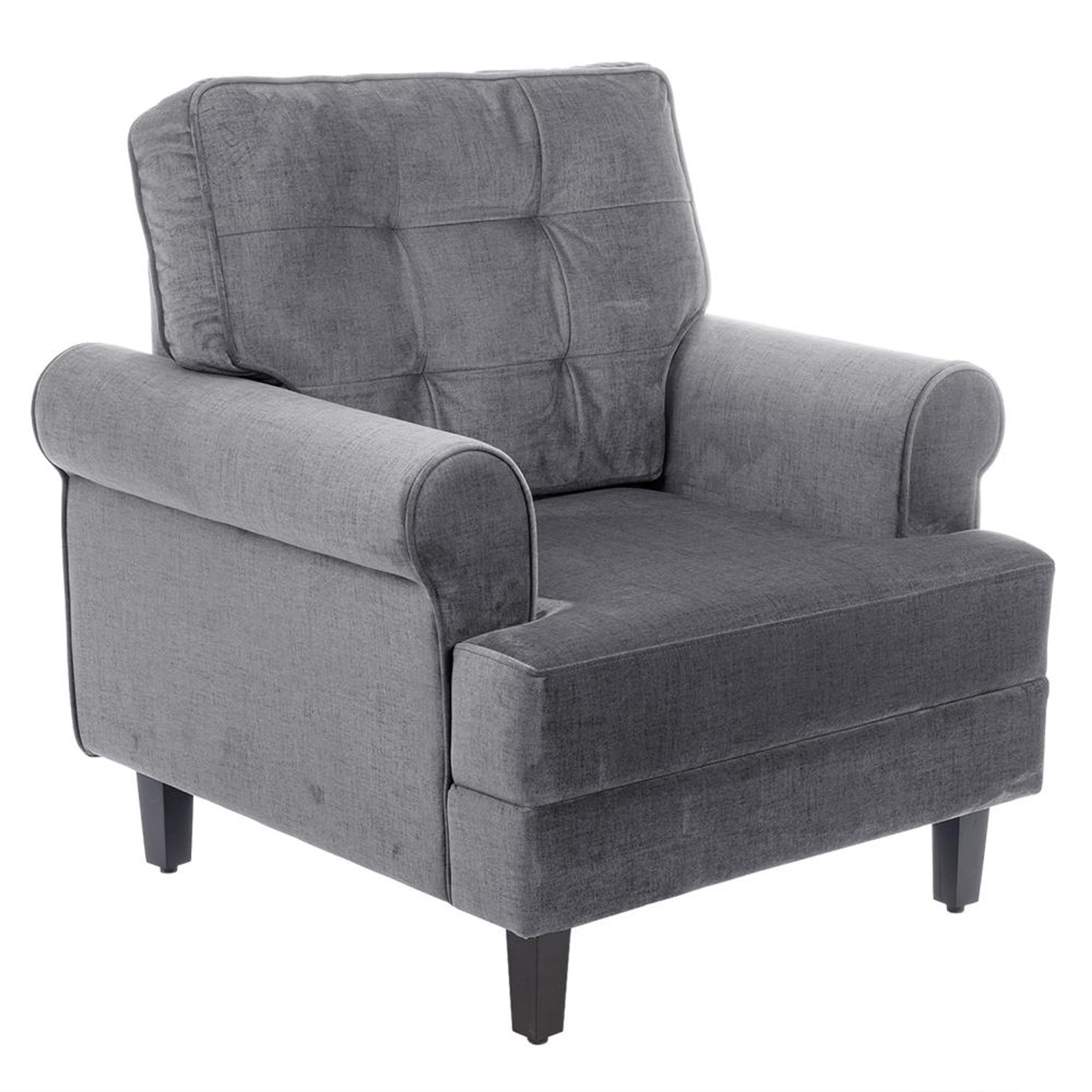 Home 38 Wakefit Dreamer Plus Sofa - Single Seater Regular, Single Seater, Charcoal Grey