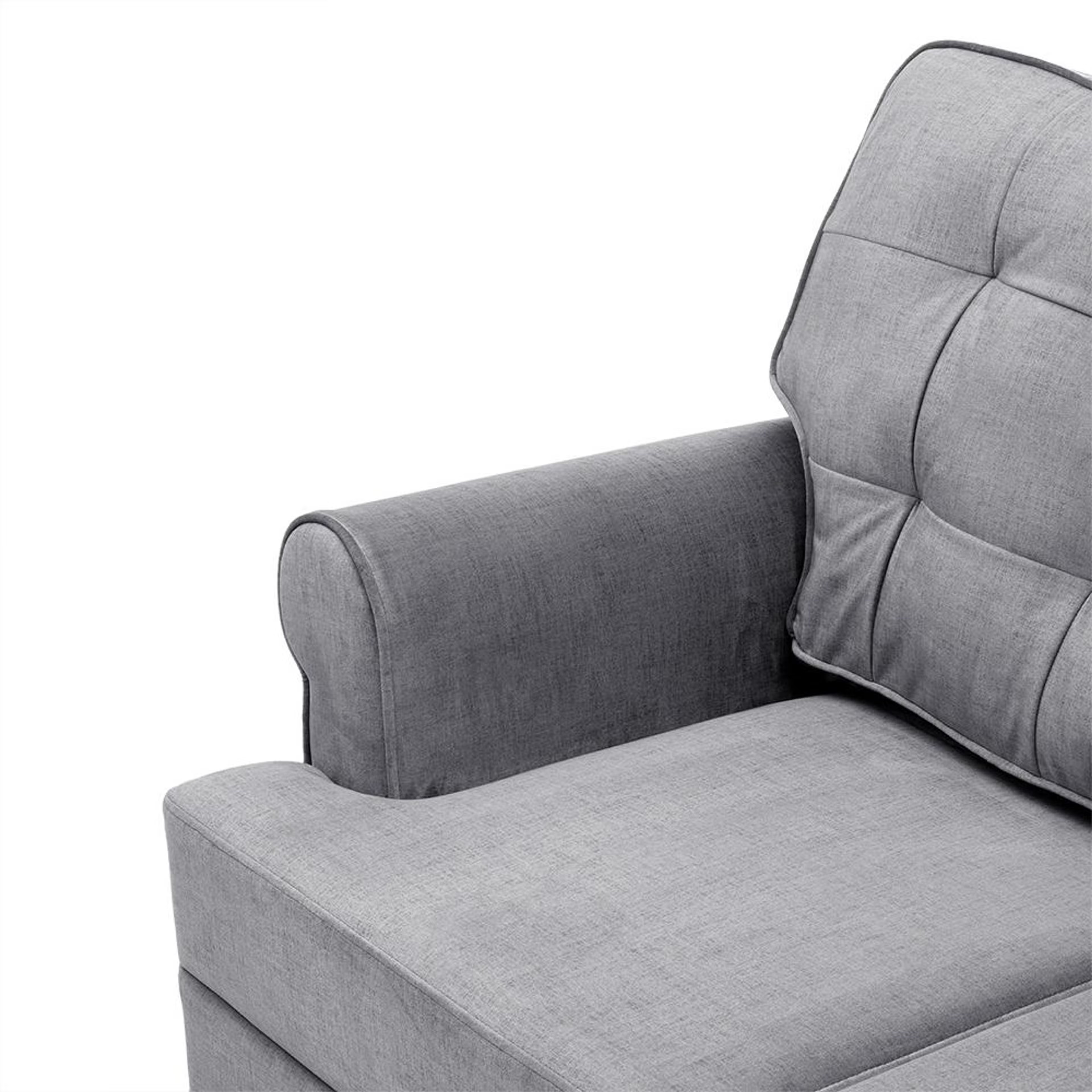 Wakefit Dreamer Plus Sofa - Two Seater Regular, Two Seater, Charcoal Grey 4 Wakefit Dreamer Plus Sofa - Two Seater Regular, Two Seater, Charcoal Grey