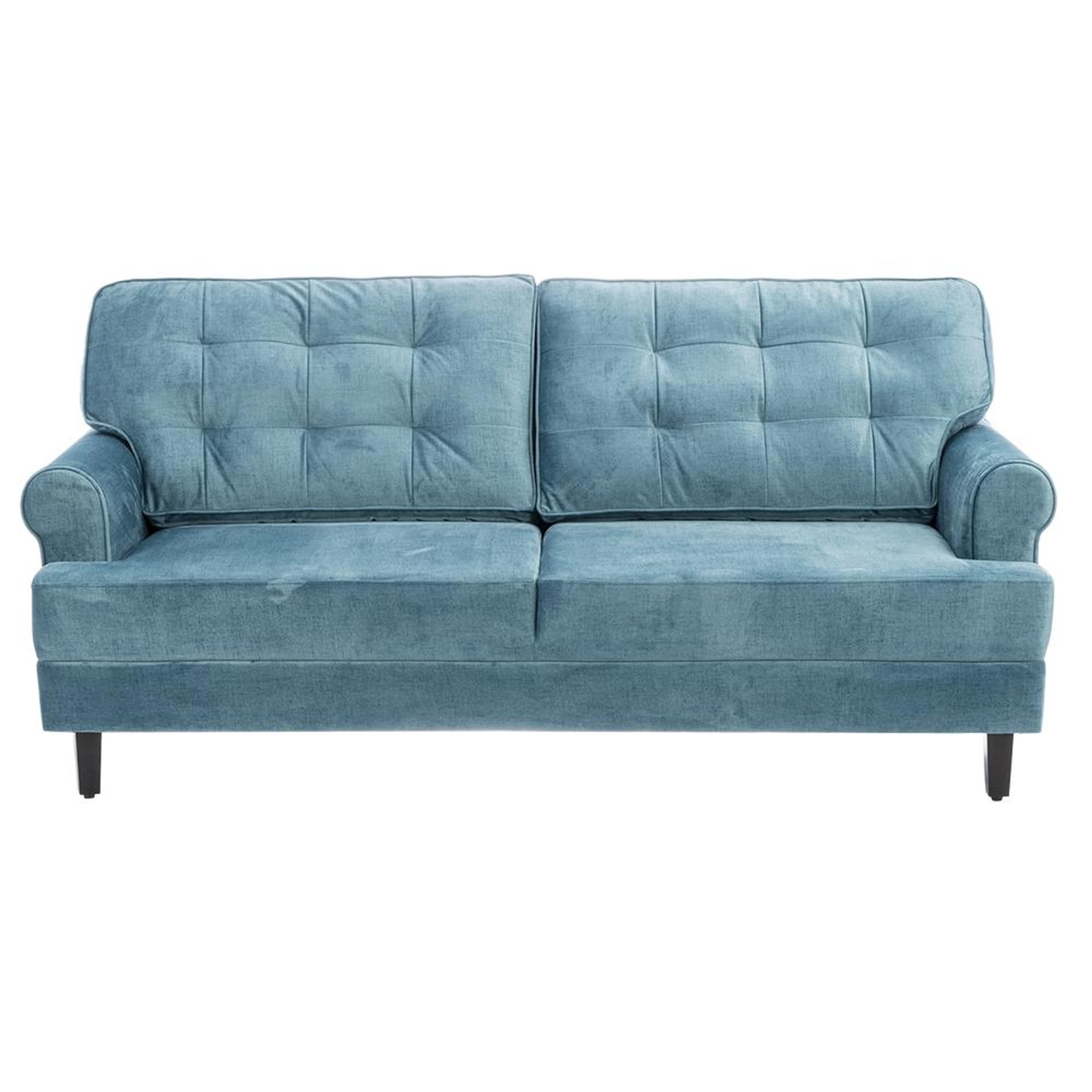 Home 40 Wakefit Dreamer Plus Sofa -Three Seater Regular, Three Seater, Aqua Blue