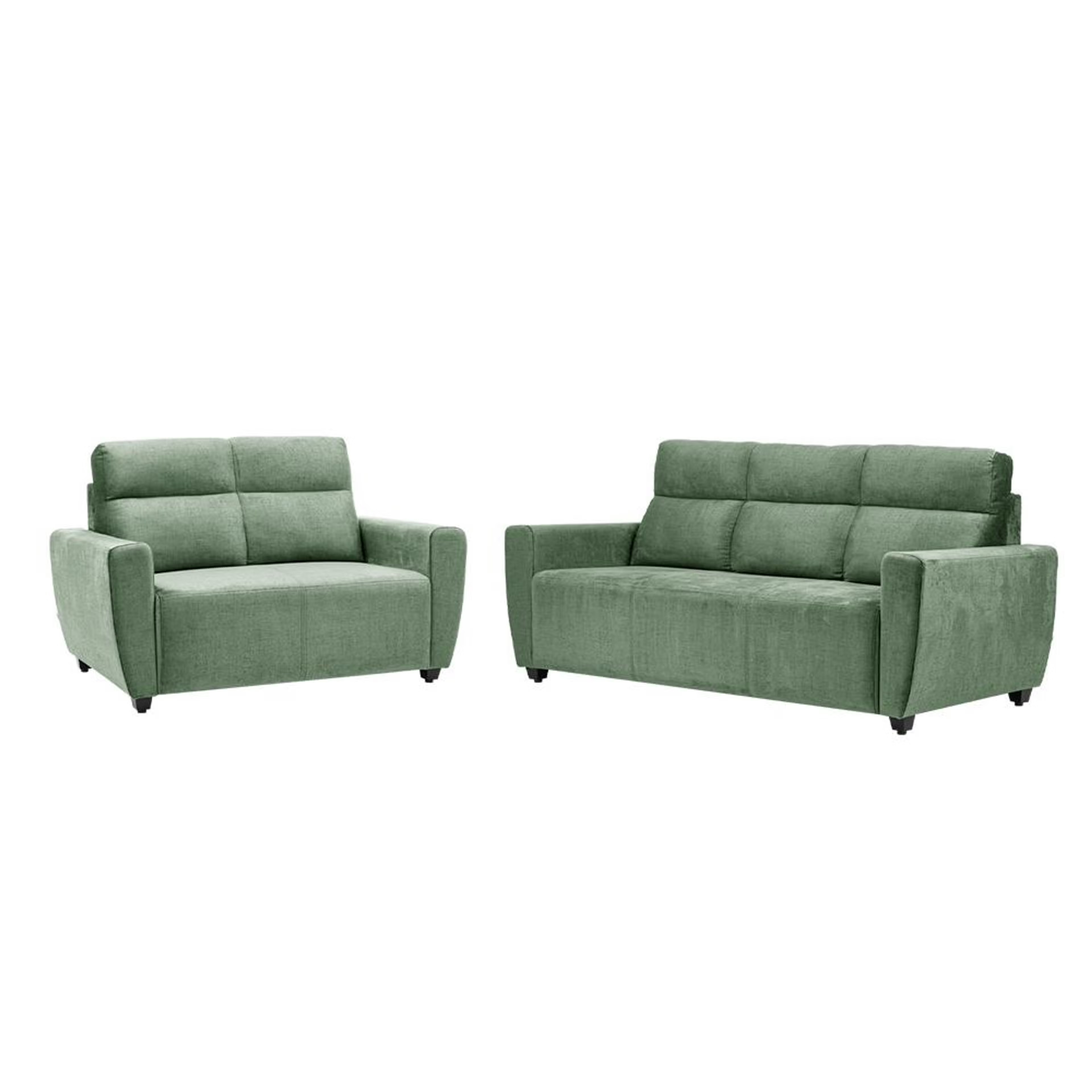 Wakefit Belize Plus Sofa Set - (3+2) Regular, Set (3+2), Green