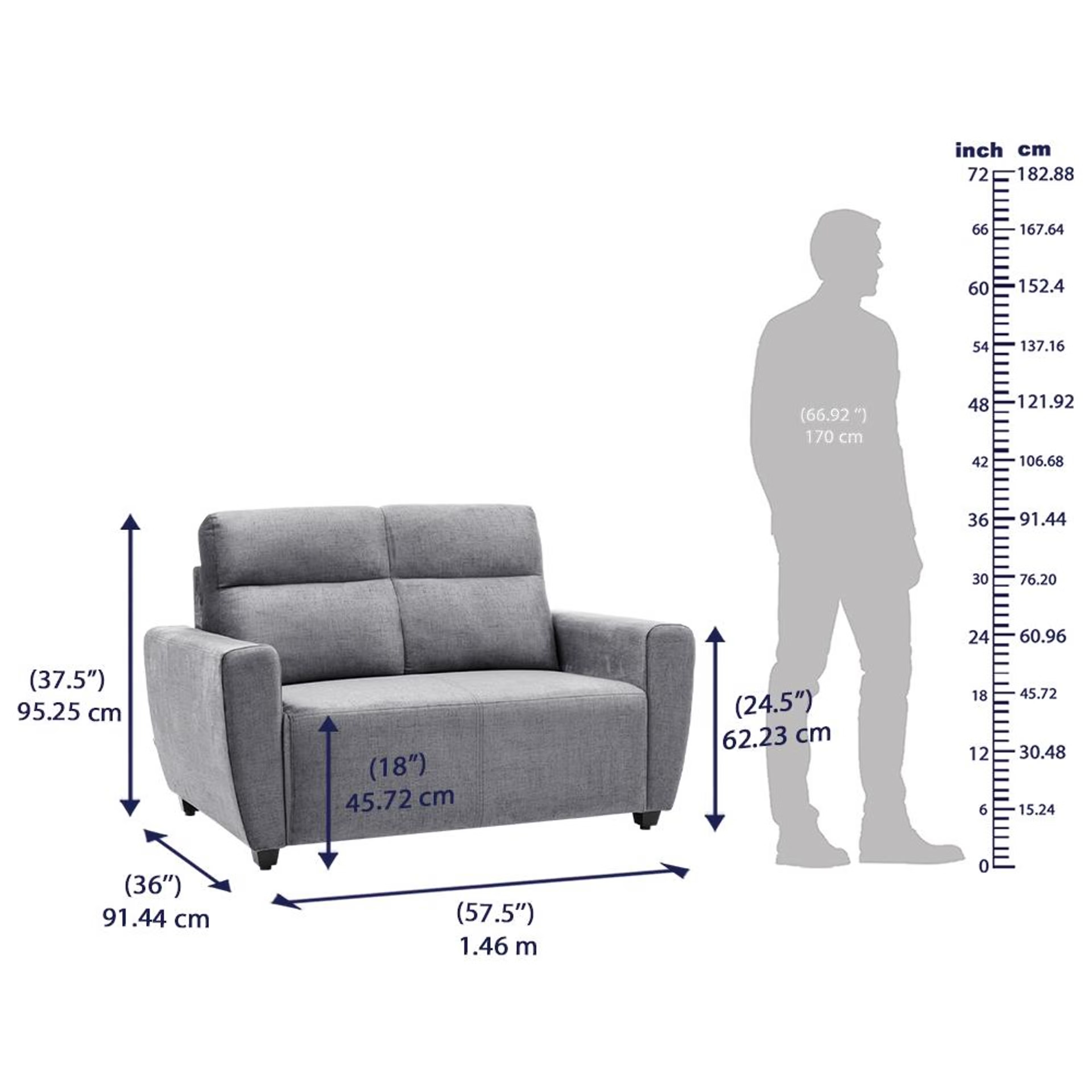 Wakefit Belize Plus Sofa Set - (2+1+1) Regular, Set (2+1+1), Charcoal Grey 8 Wakefit Belize Plus Sofa Set - (2+1+1) Regular, Set (2+1+1), Charcoal Grey
