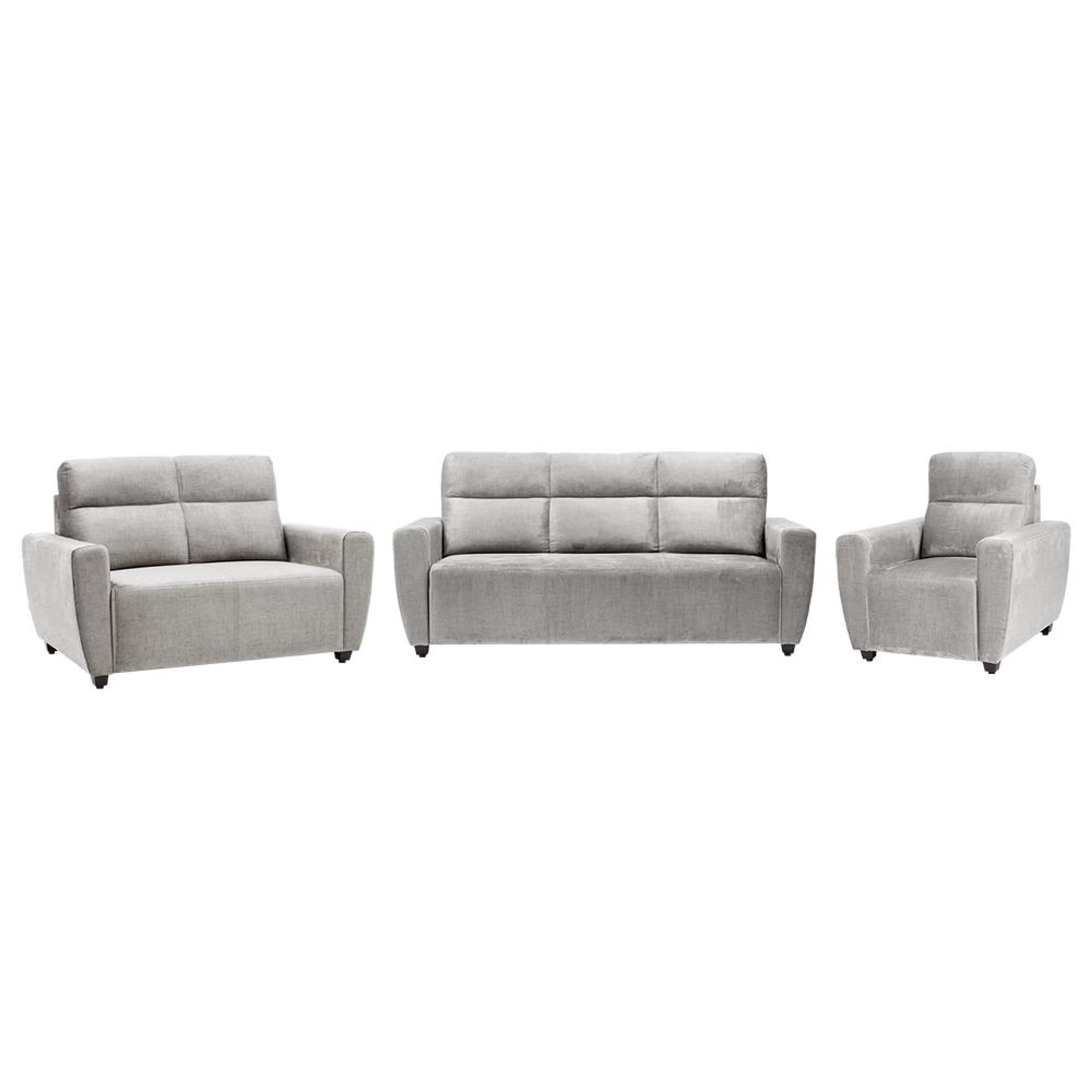 Home 42 Wakefit Belize Plus Sofa Set - (3+2+1) Regular, Set (3+2+1), White