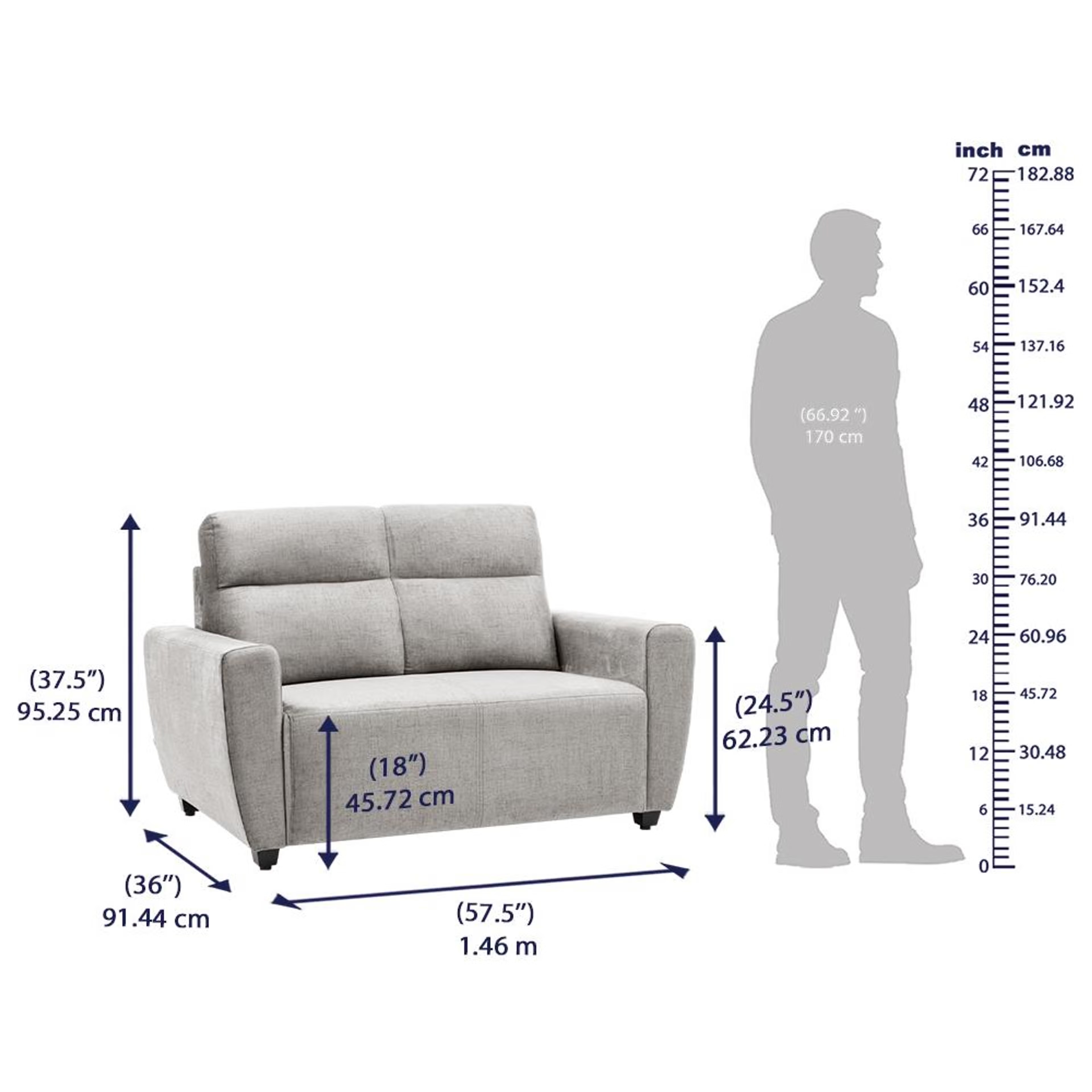 Home 44 Wakefit Belize Plus Sofa Set - (3+2+1) Regular, Set (3+2+1), White