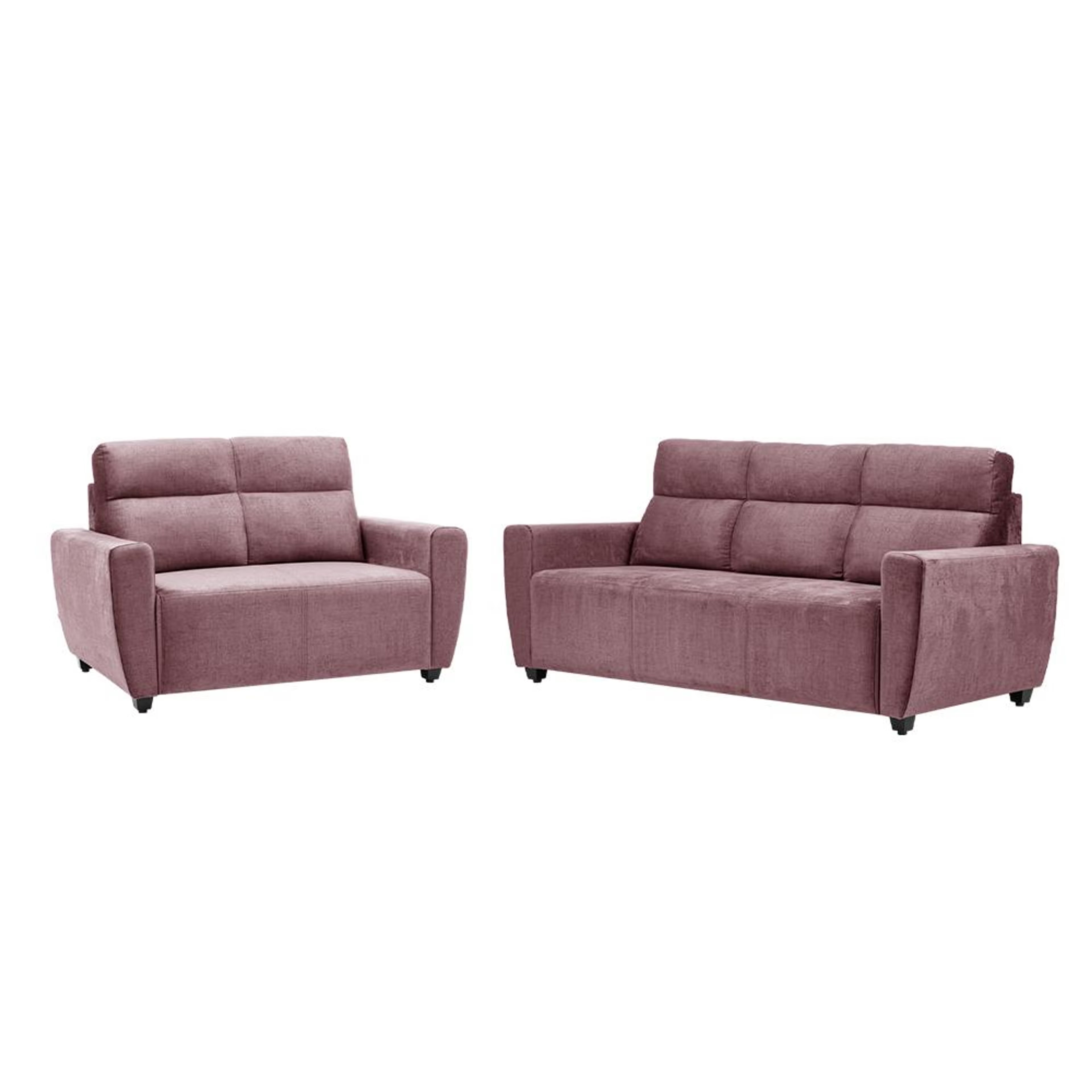 Home 39 Wakefit Belize Plus Sofa Set - (3+2) Regular, Set (3+2), Rose Brown