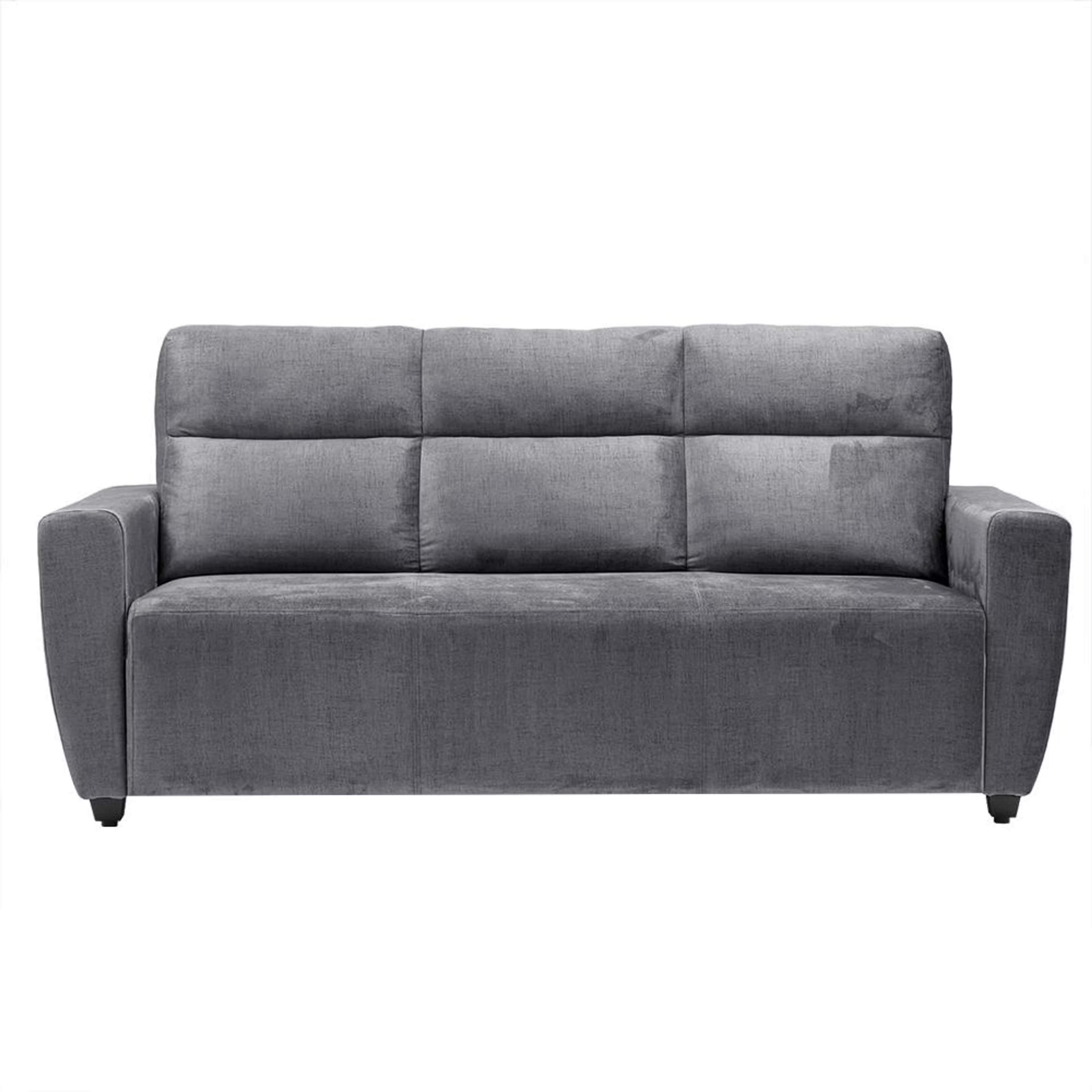 Home 40 Wakefit Belize Plus Sofa - Three Seater Regular, Three Seater, Charcoal Grey