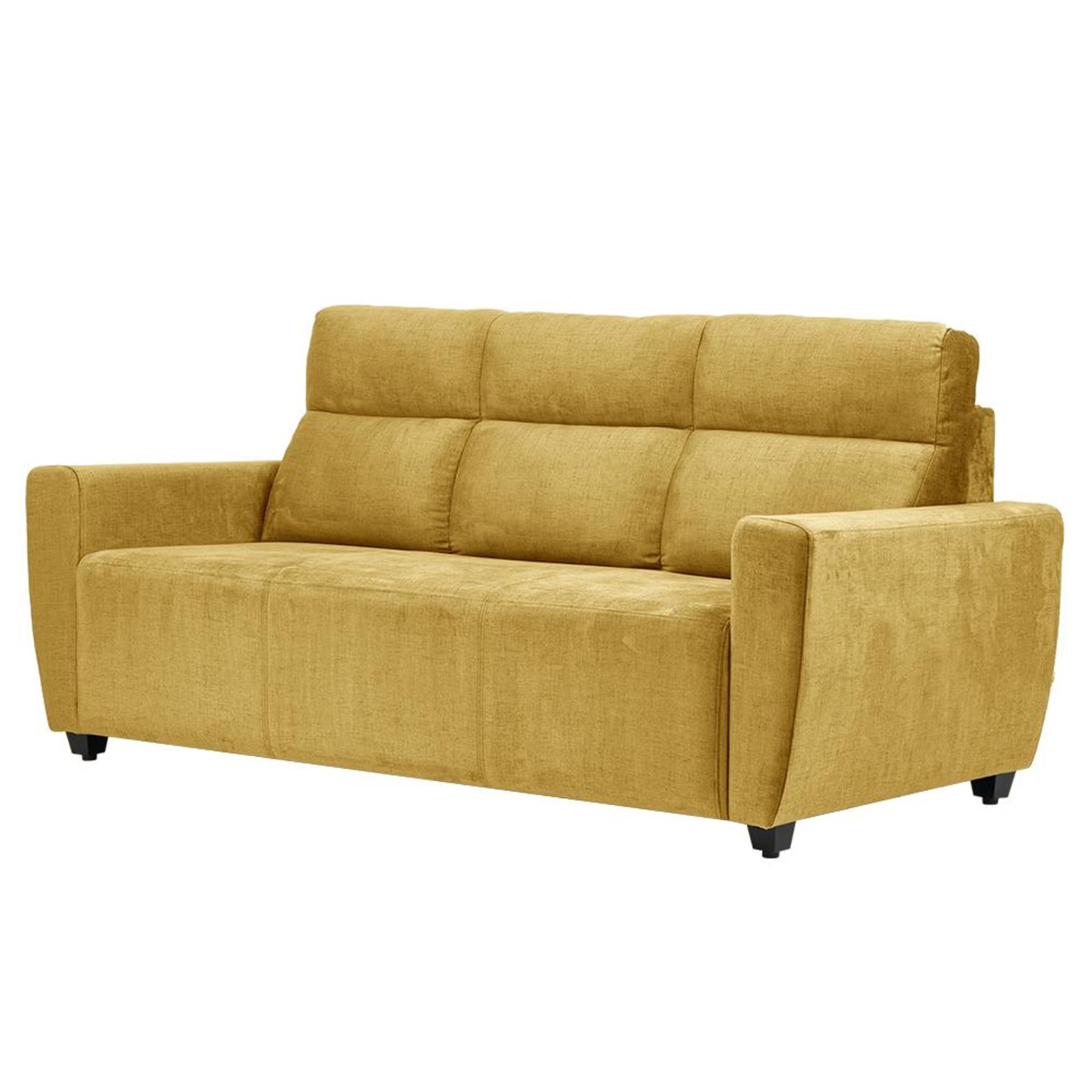 Home 46 Wakefit Belize Plus Sofa - Three Seater Regular, Three Seater, Yellow