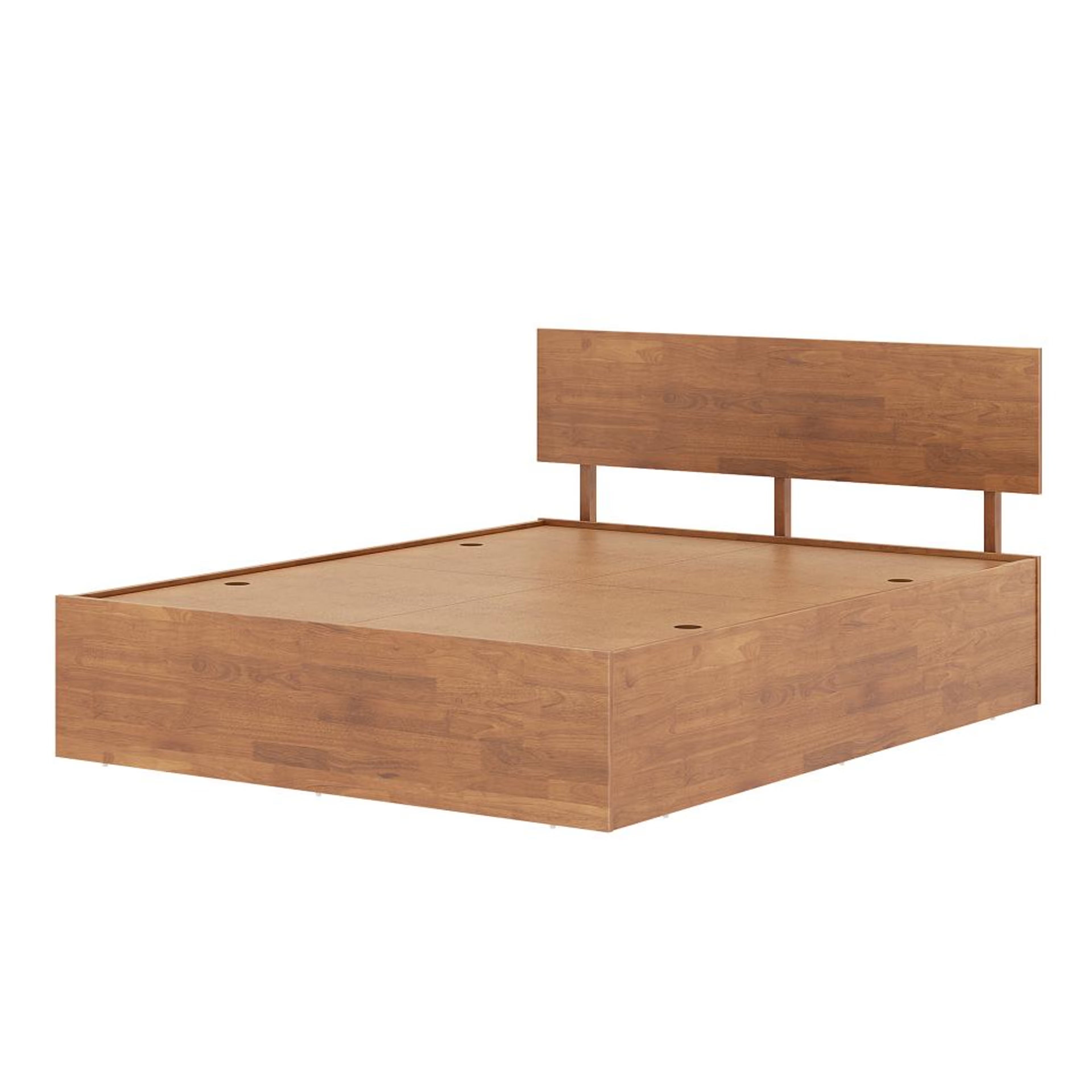 Wakefit Rico Solid Wood Queen Size With Storage Bed Queen - 78" x 60 2 Wakefit Rico Solid Wood Queen Size With Storage Bed Queen - 78" x 60\