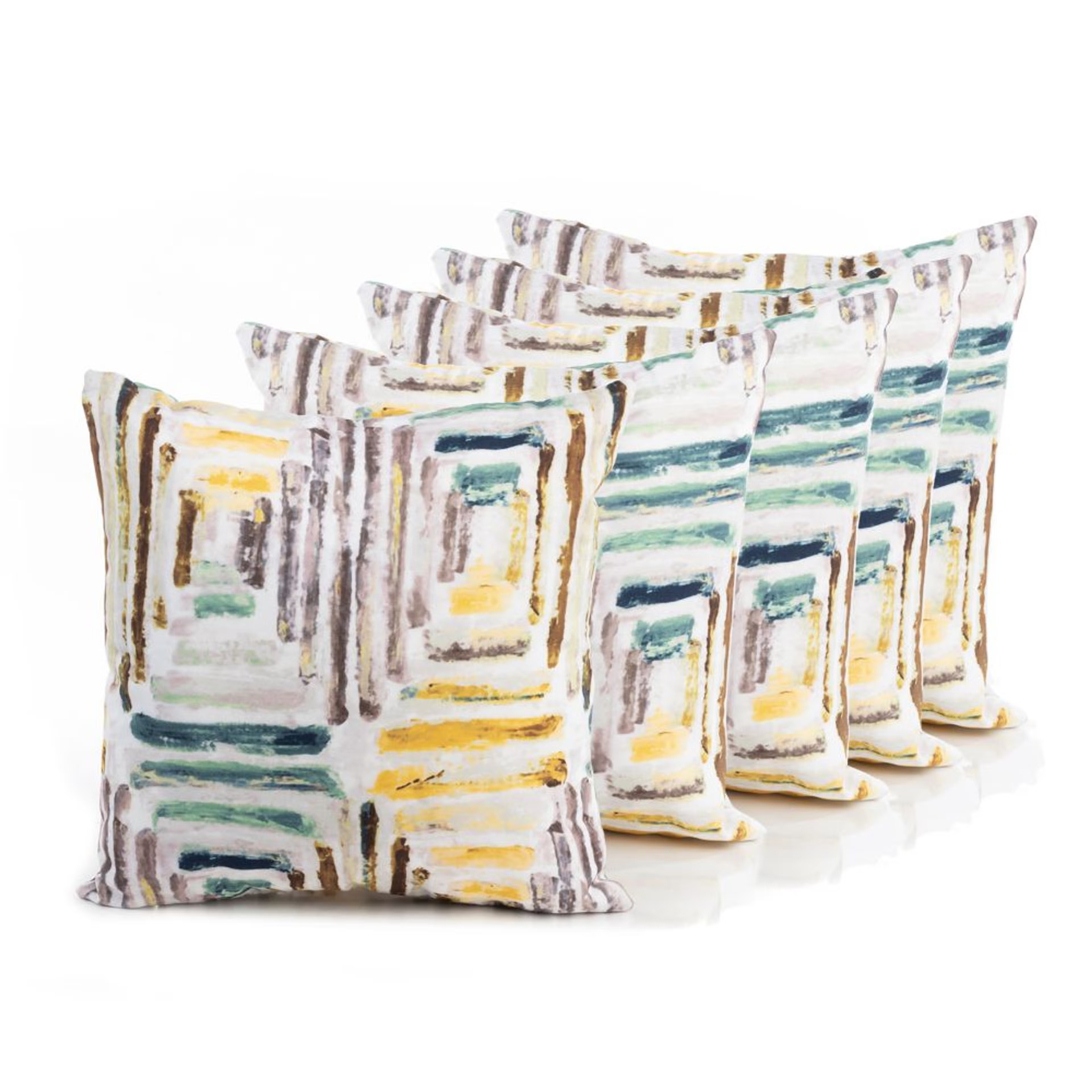 Wakefit Prismatic Legancy Cushion, 16x16 Inch, matty Set of 5 16"x16\