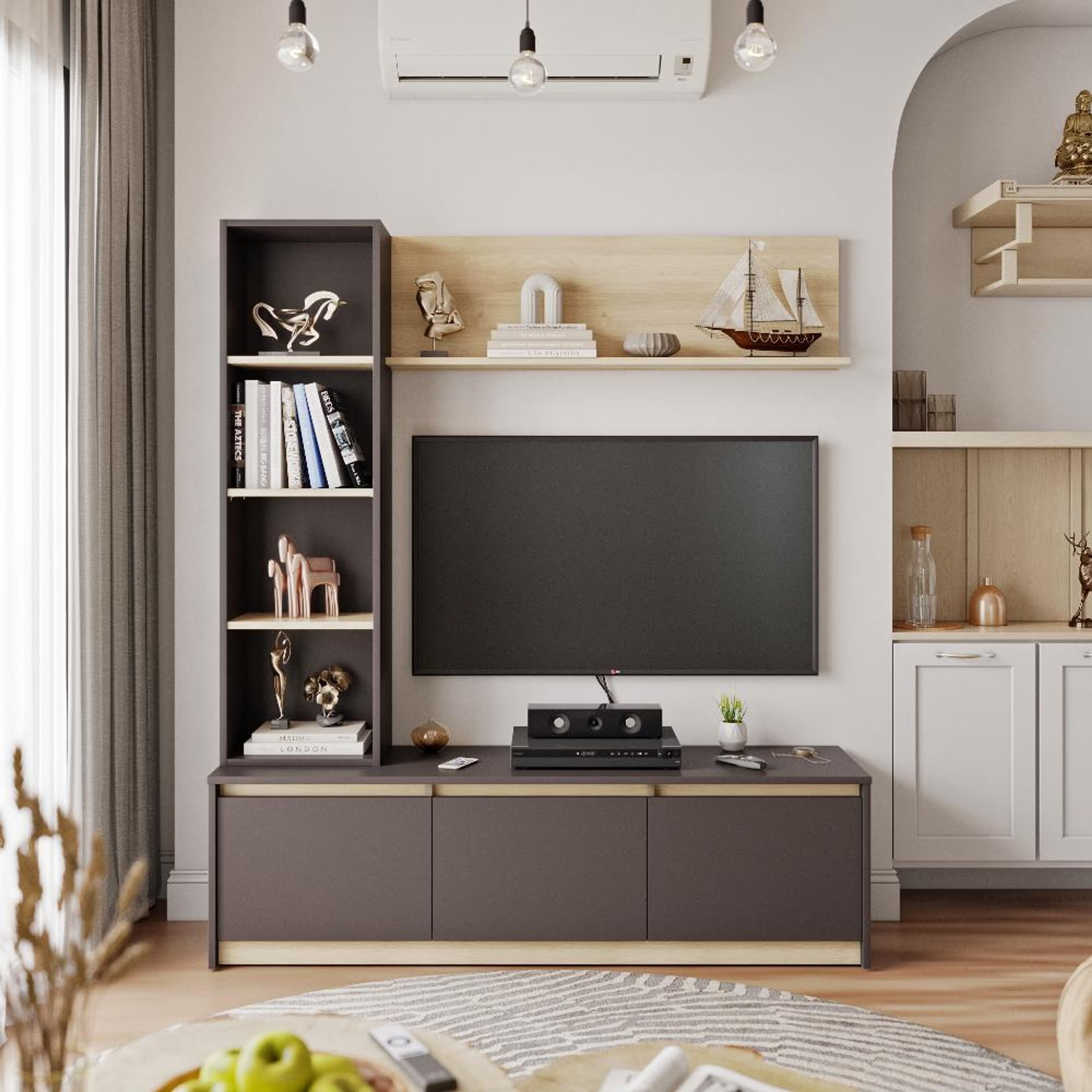 Wakefit Skifer Engineering Wood TV Unit