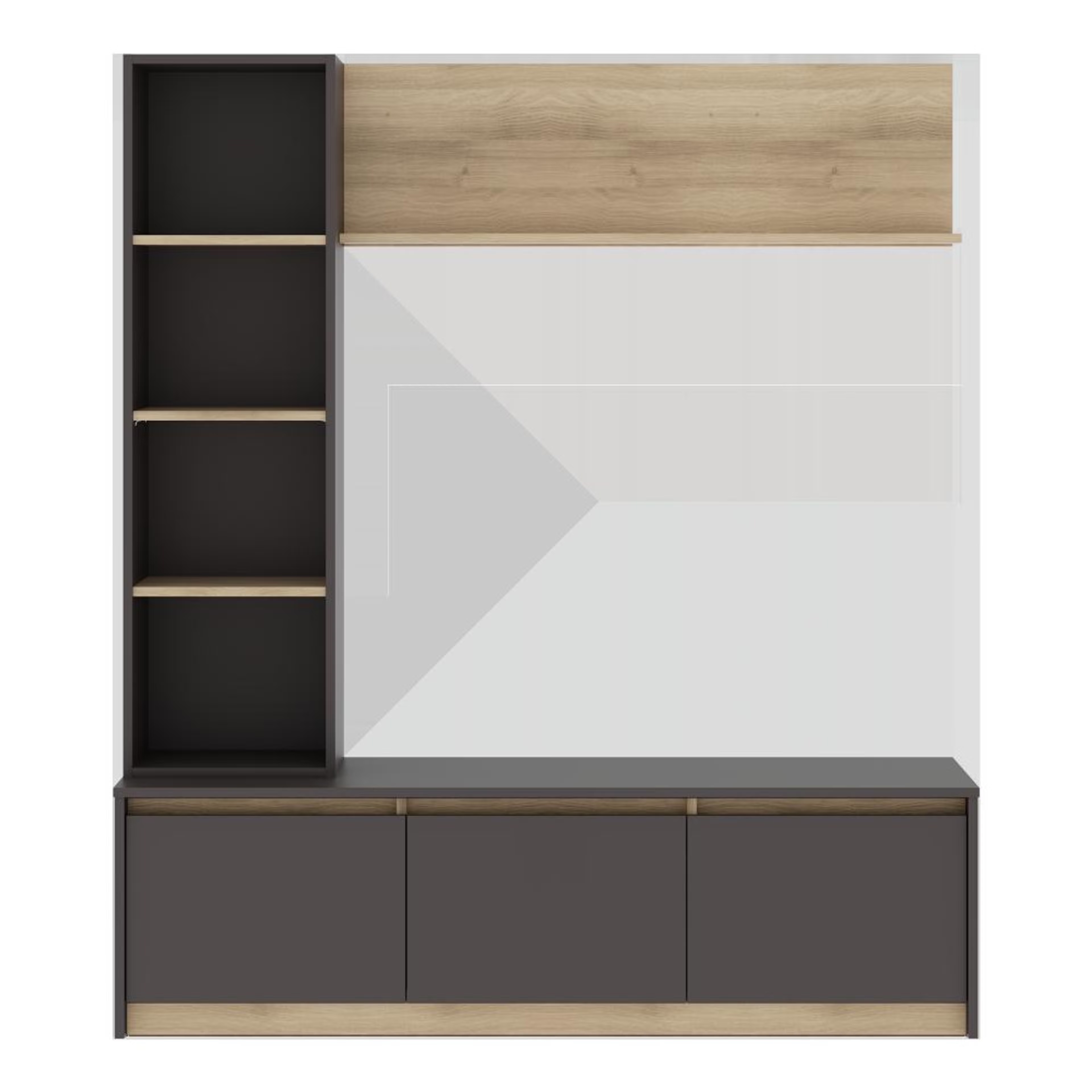 Wakefit Skifer Engineering Wood TV Unit 2 Wakefit Skifer Engineering Wood TV Unit