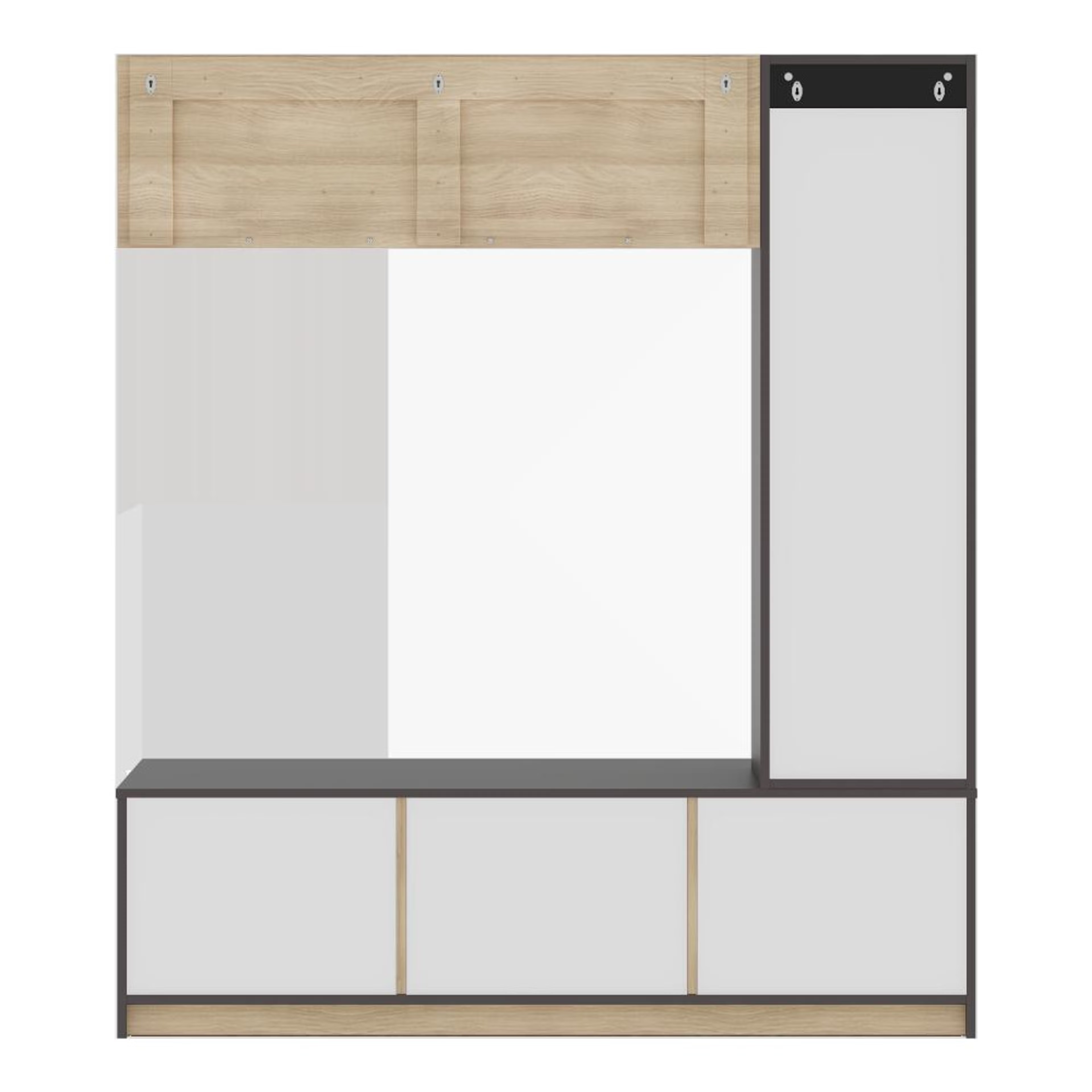 Wakefit Skifer Engineering Wood TV Unit 3 Wakefit Skifer Engineering Wood TV Unit