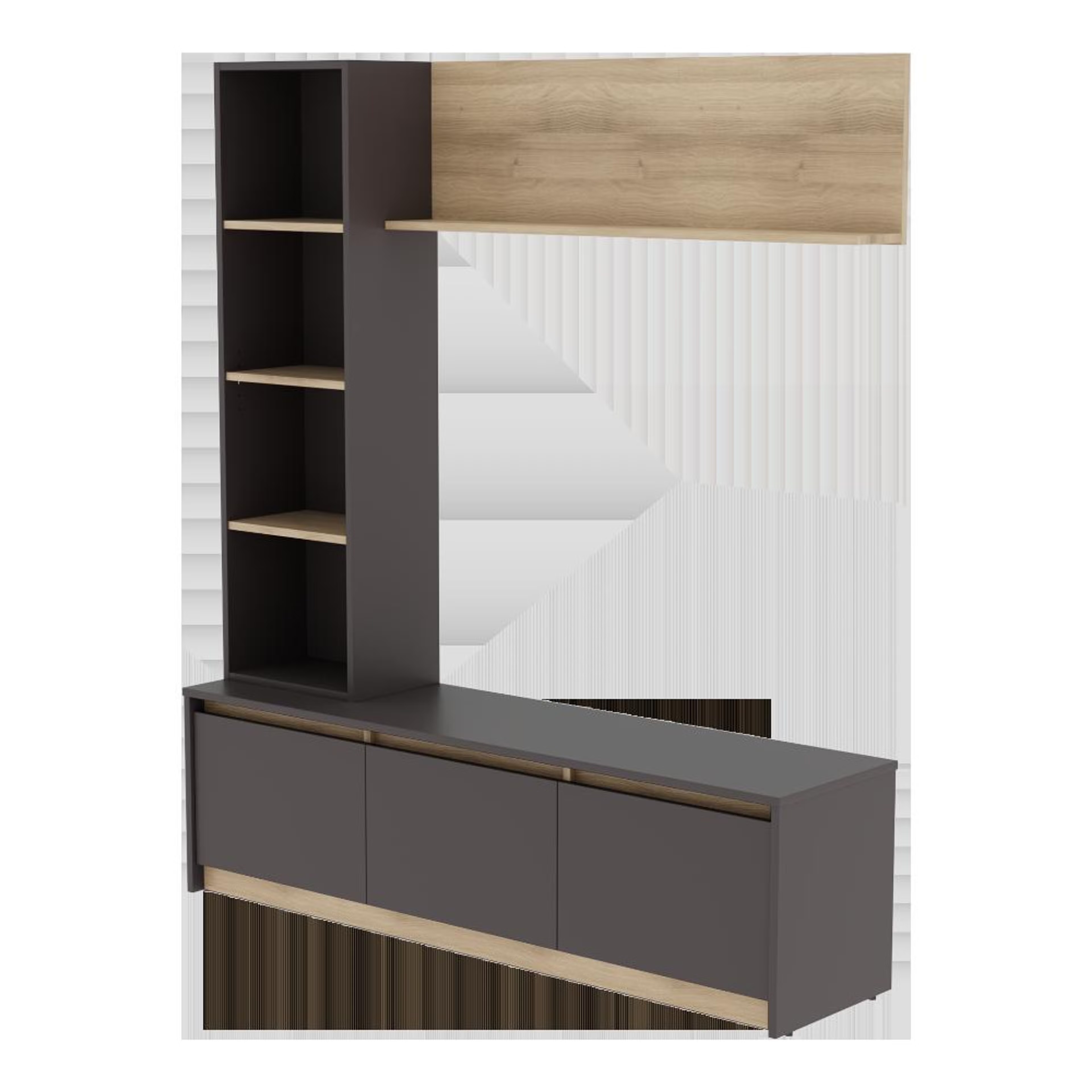 Wakefit Skifer Engineering Wood TV Unit 4 Wakefit Skifer Engineering Wood TV Unit
