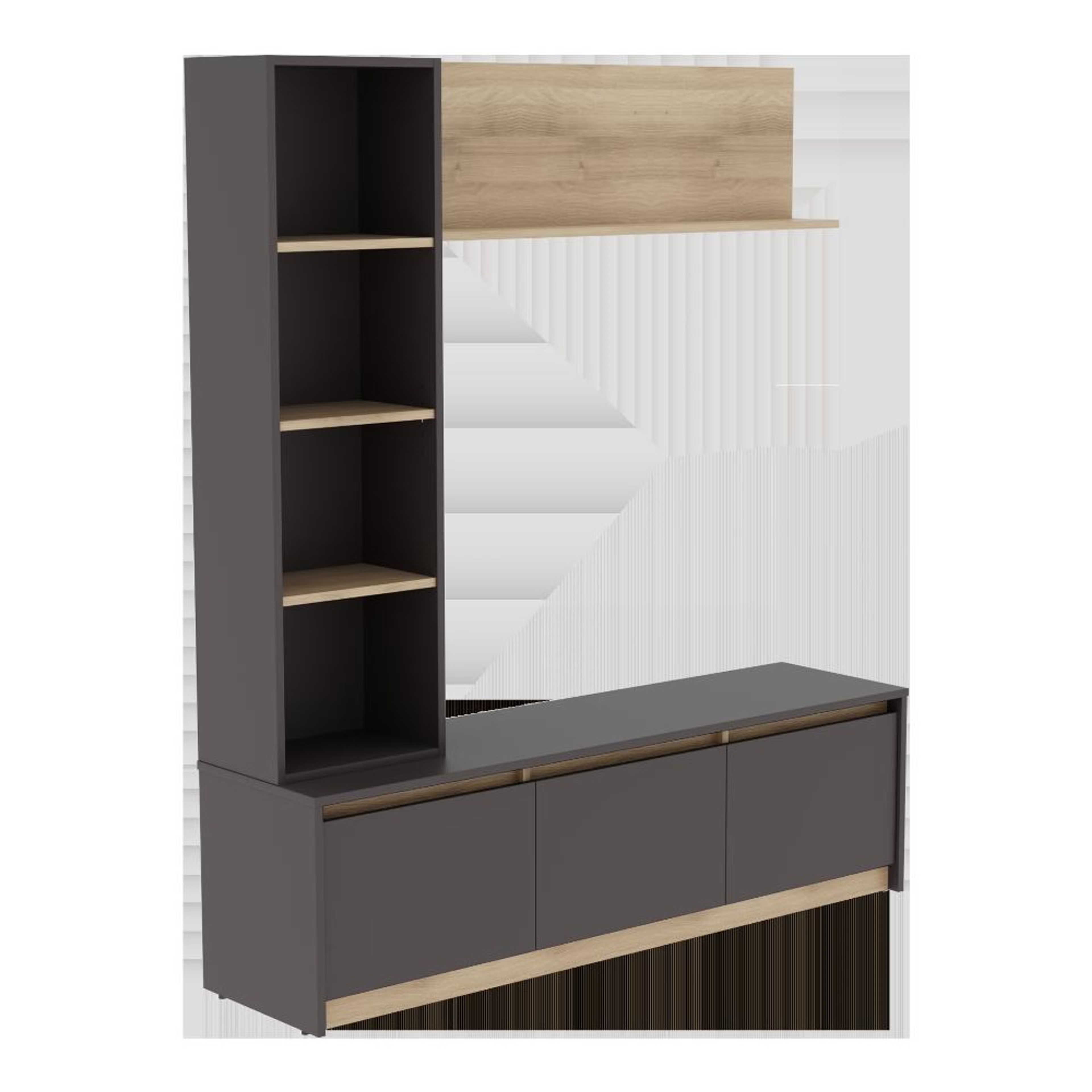 Wakefit Skifer Engineering Wood TV Unit 5 Wakefit Skifer Engineering Wood TV Unit