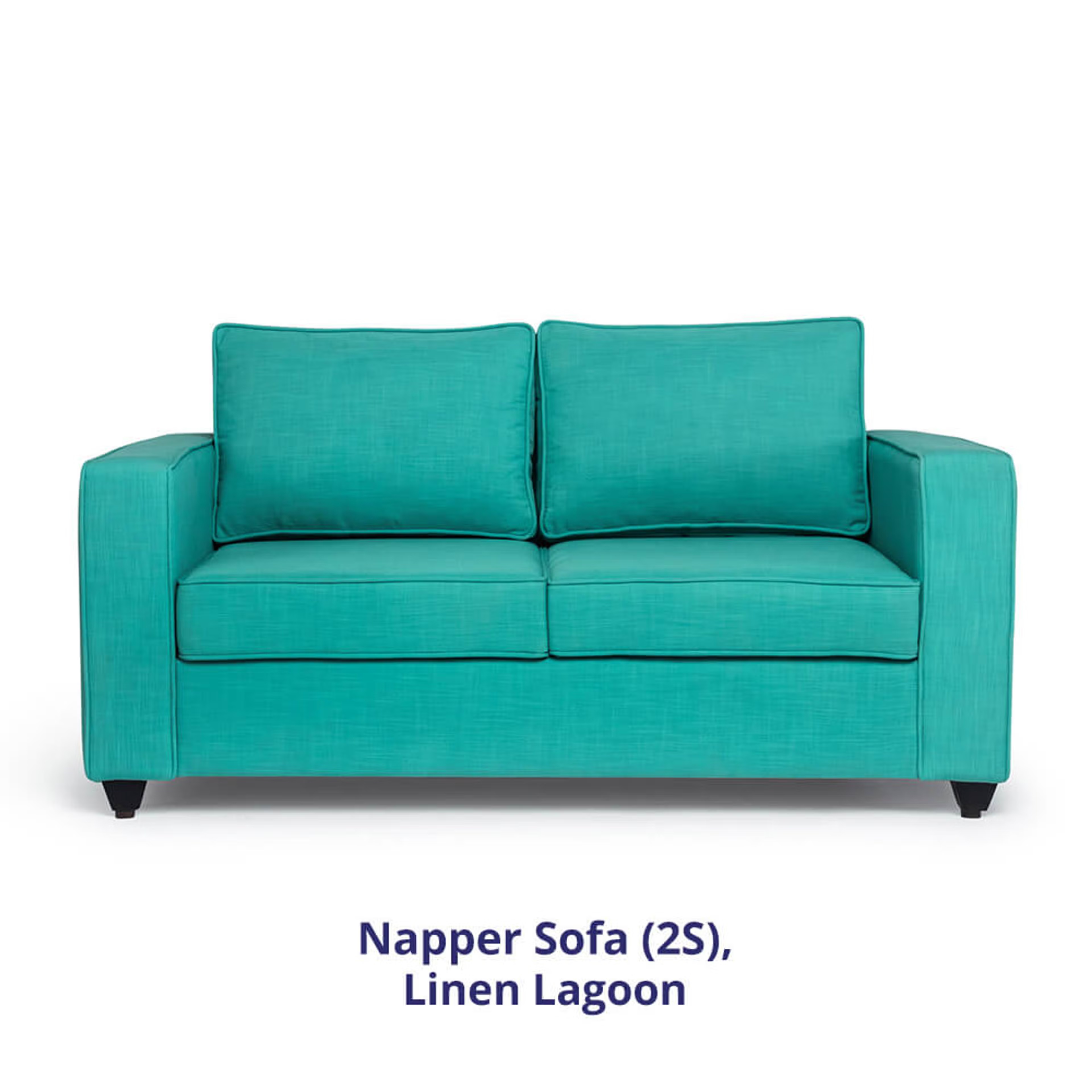 Home 28 Wakefit Napper Sofa Regular, Without Storage, 2, Lagoon