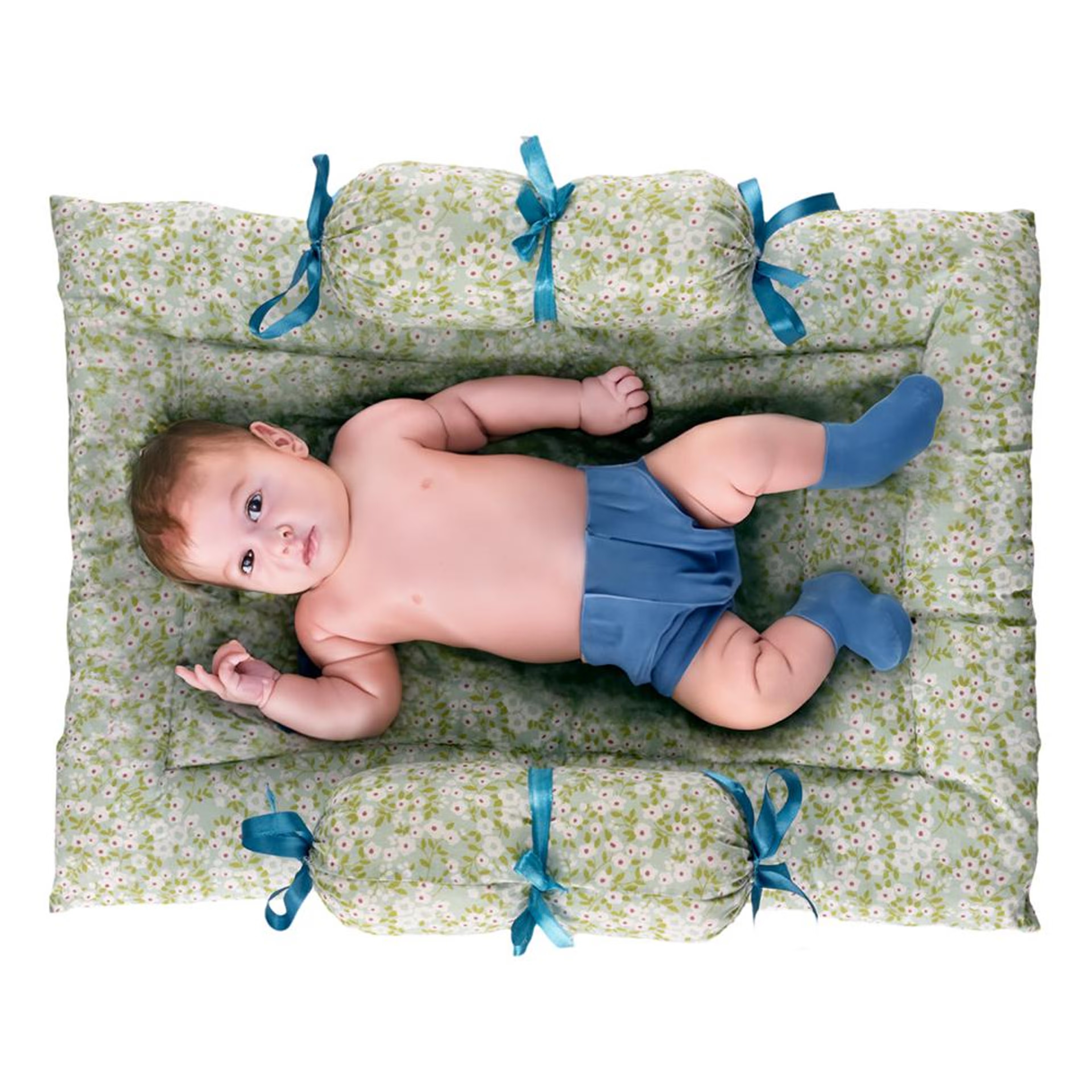 Home 40 Wakefit Zim Baby Bedding Set ( Green ) Green