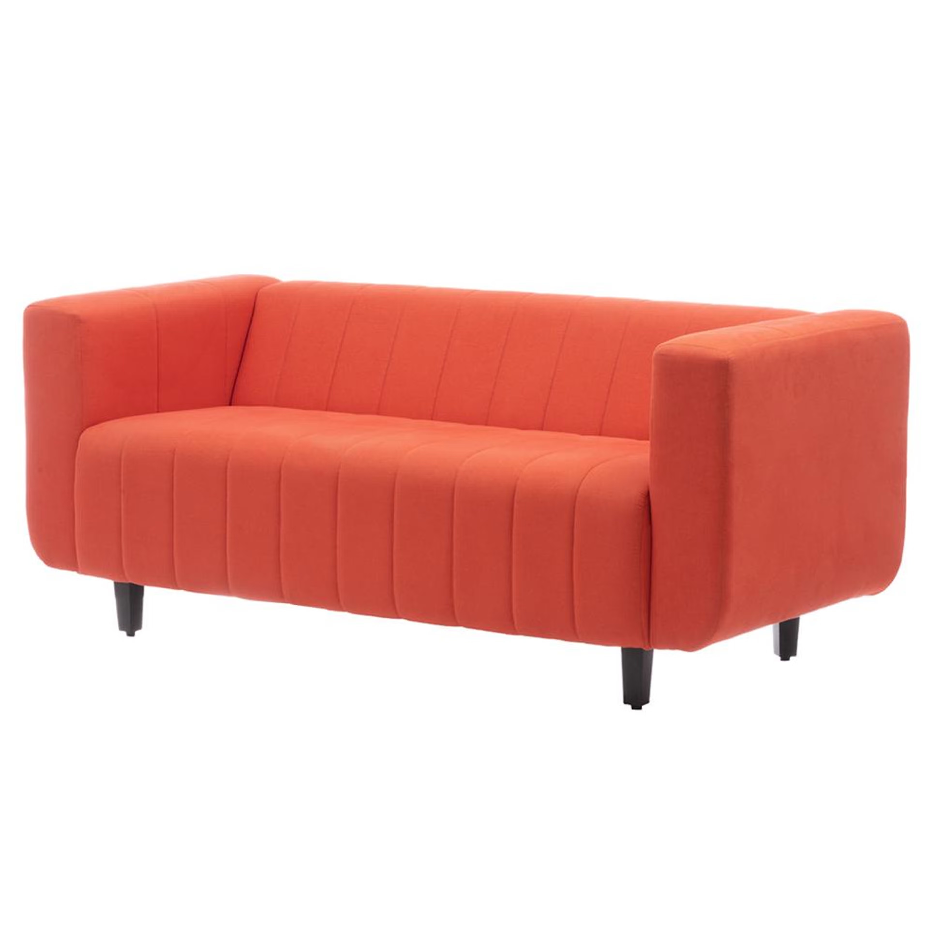 Wakefit Sicily Sofa - Three Seater Regular, Three Seater, Terracotta